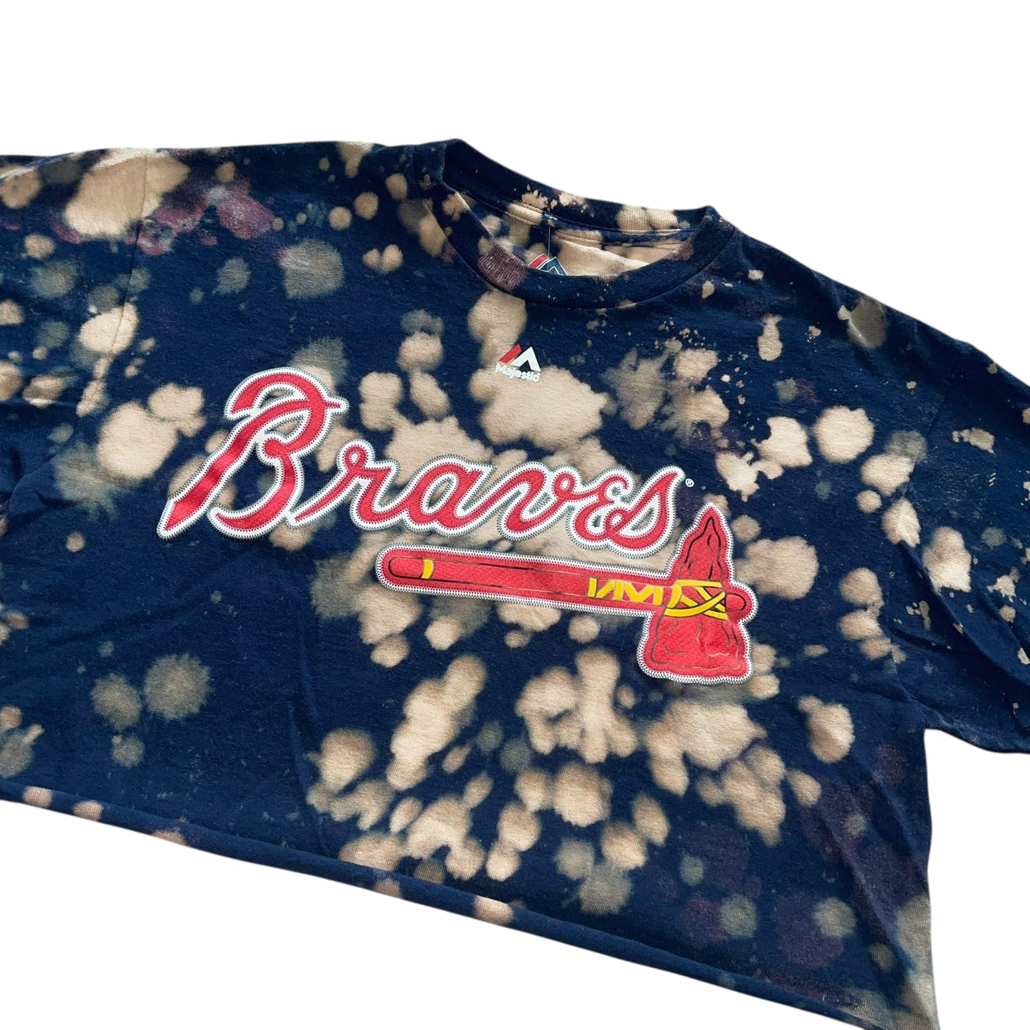 Atlanta Braves Bleach Crop (M)