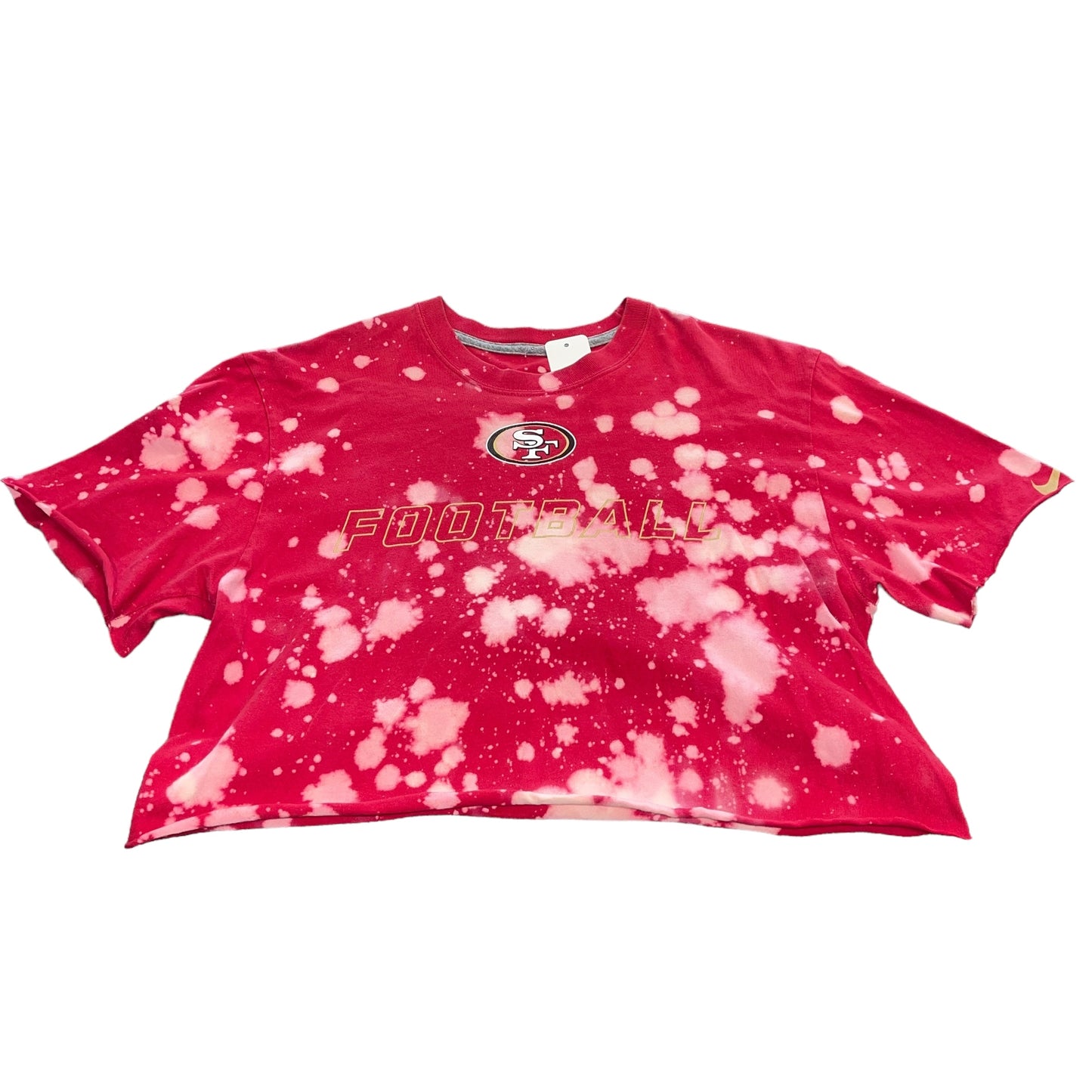 San Francisco 49ers Bleach Crop (M/L)
