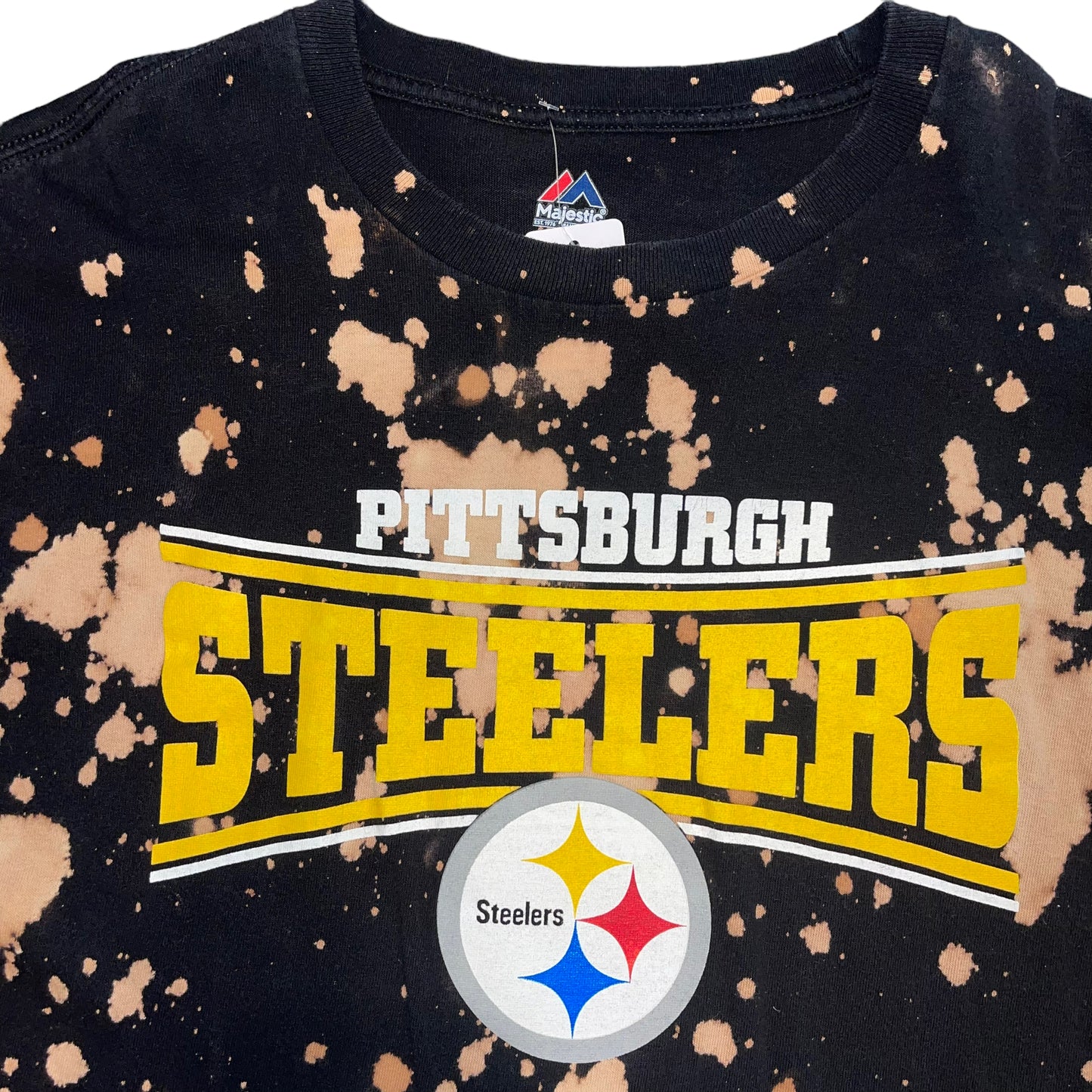 Pittsburgh Steelers Bleach Tee (L)