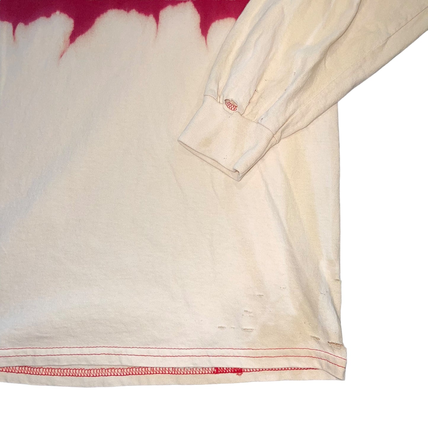 Ohio State Bleach Dipped Distressed Tee (XL)