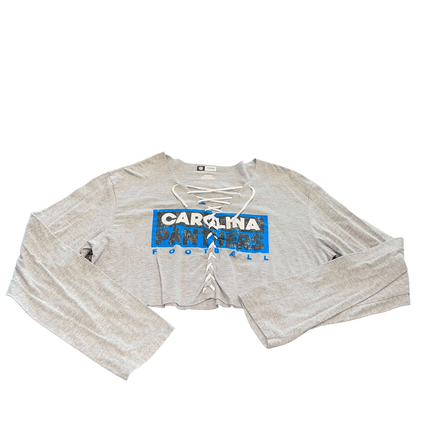 Carolina Panthers Long Sleeve Lace Up (XL)
