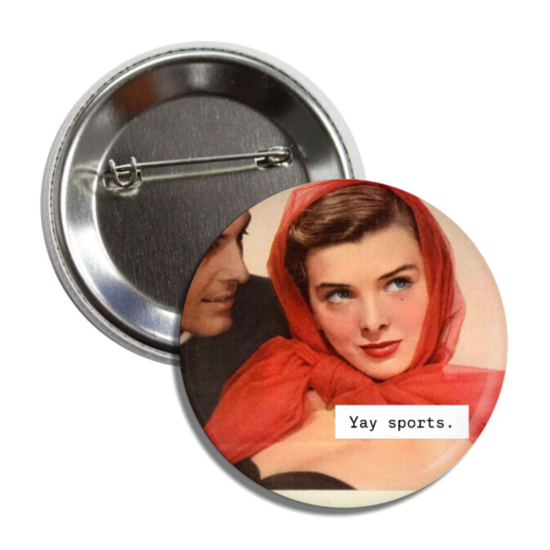 Game Day Button - Yay Sports Side Eye