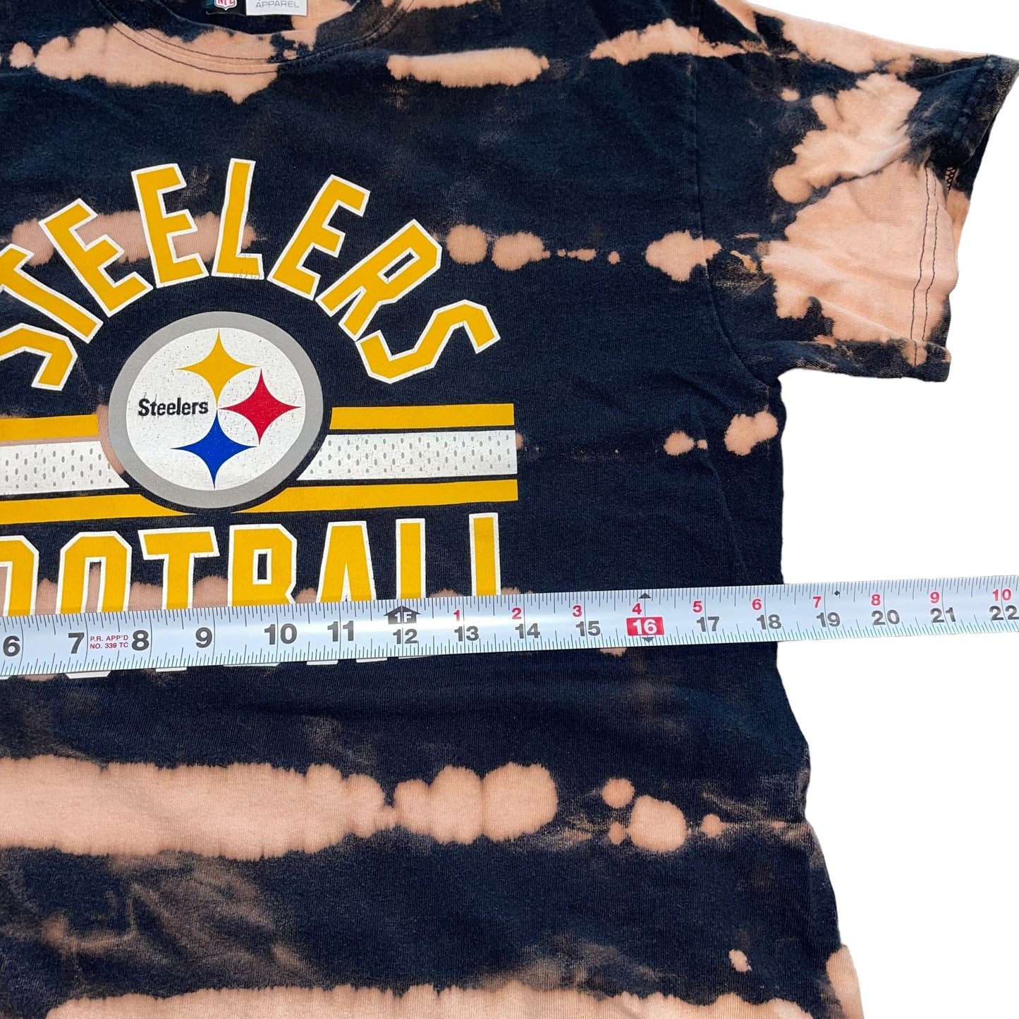 Pittsburgh Steelers Bleach Tee (M)