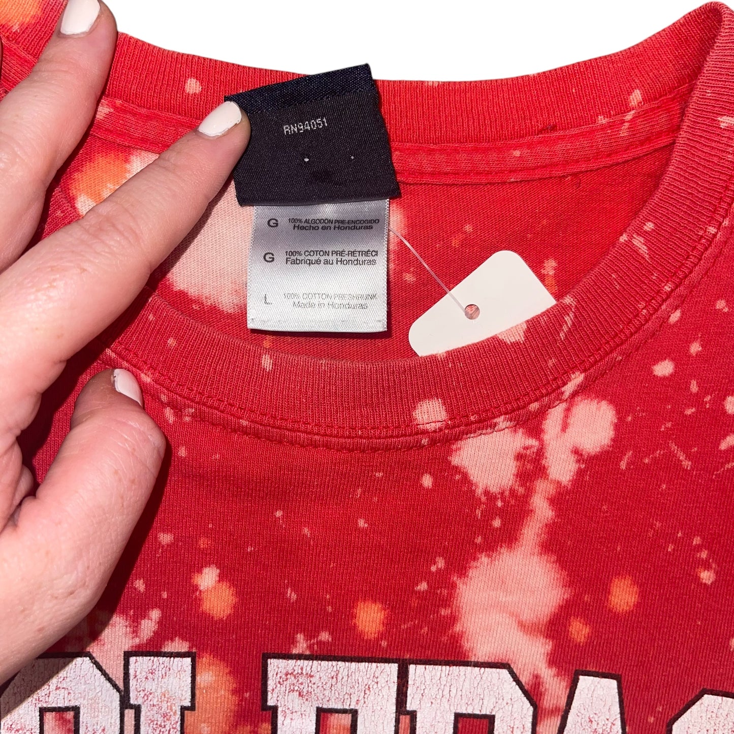 NC State Bleach Tee (L)