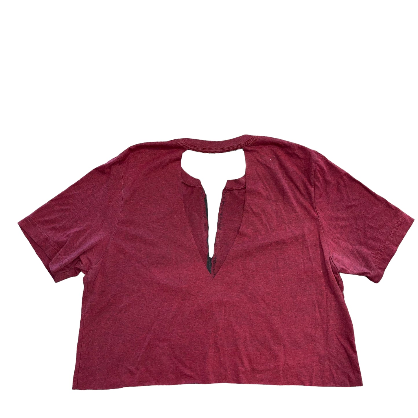 Iowa State Open Back Zip Crop (L)