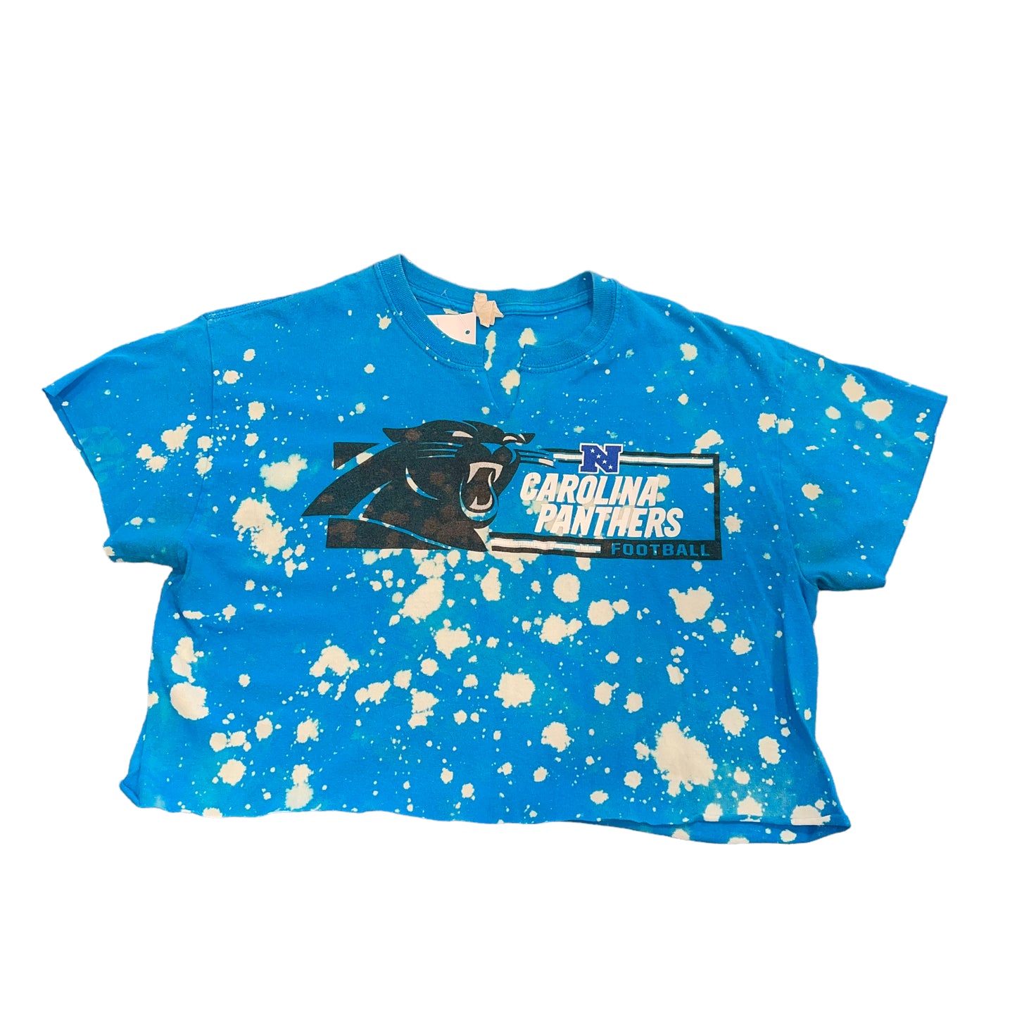 Carolina Panthers Bleach Crop (M)