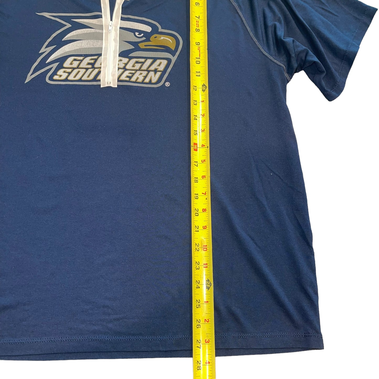 GSU Georgia Southern Reworked Zipper T-shirt (XL)