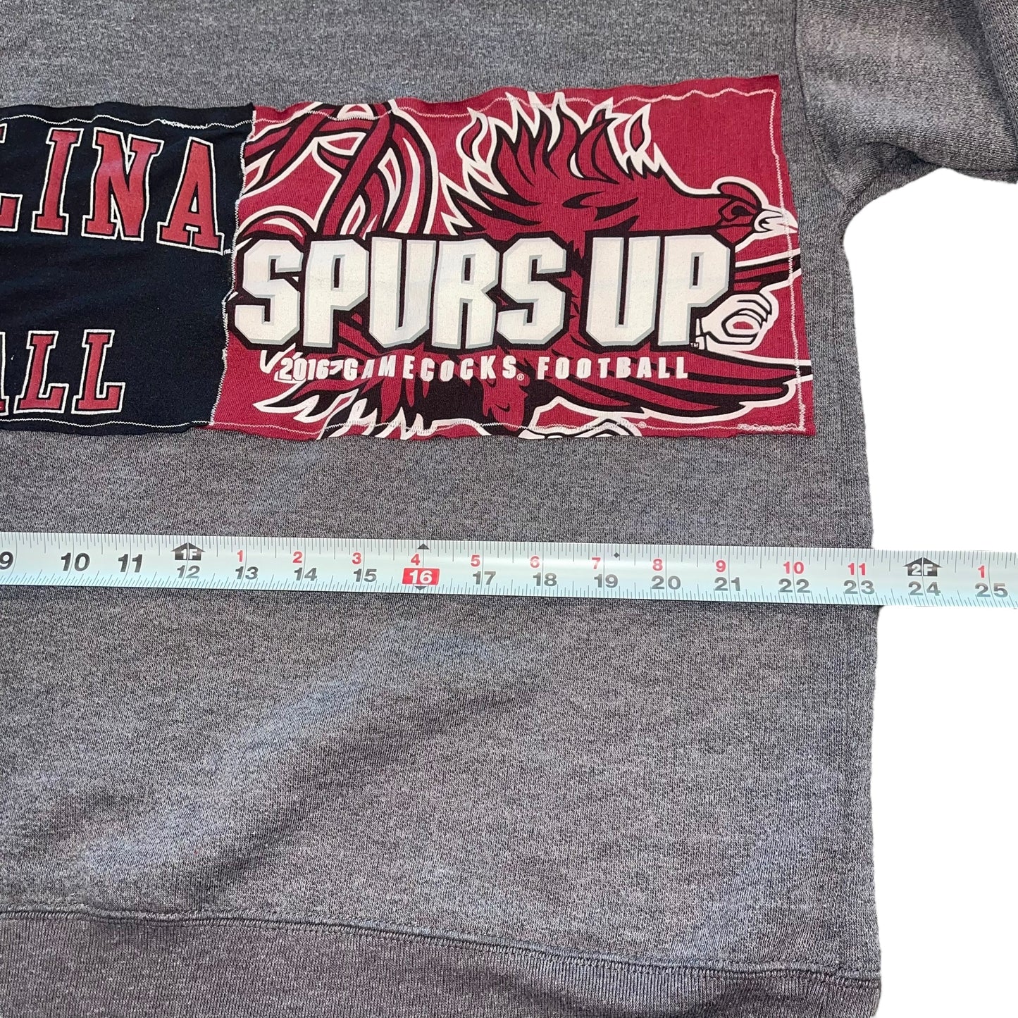 USC South Carolina Patchwork Crew (L)