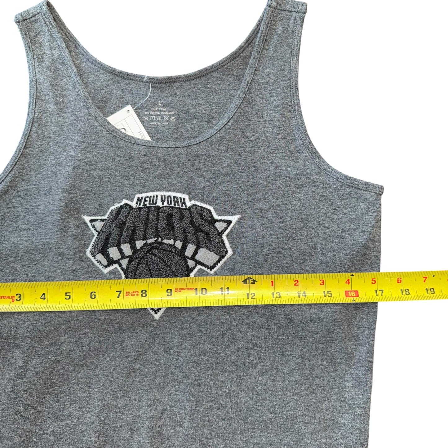New York Knicks Reworked Patch Tank (L)