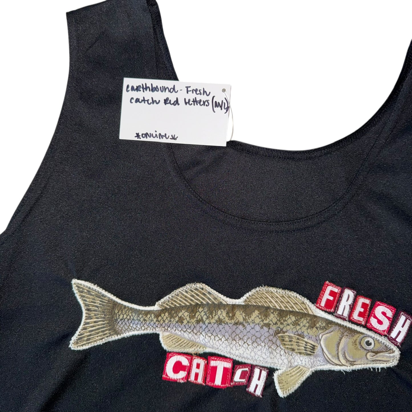 Earthbound- Fresh Catch Red Letters (M/L)