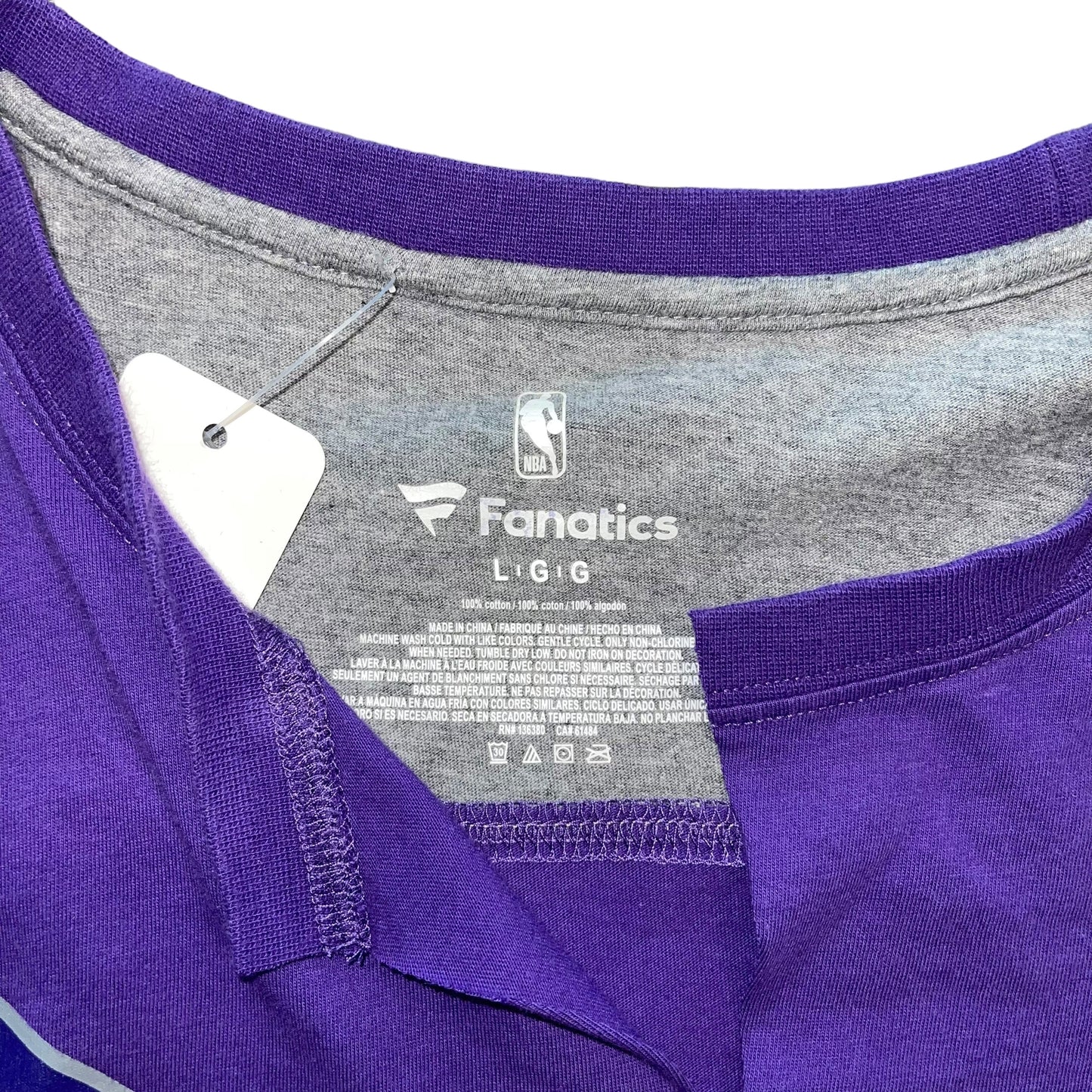 Charlotte Hornets Cropped Colorblock (L)