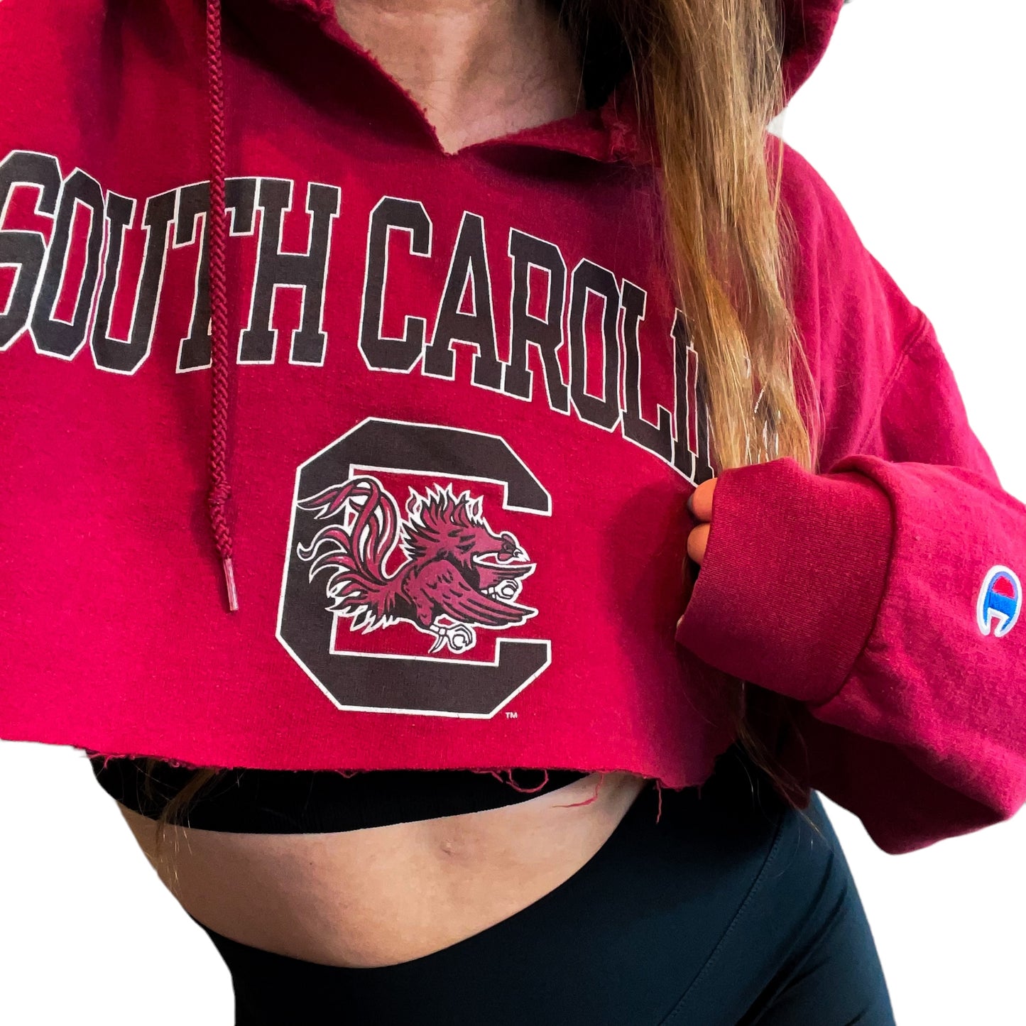 USC South Carolina Cropped Hoodie (L)