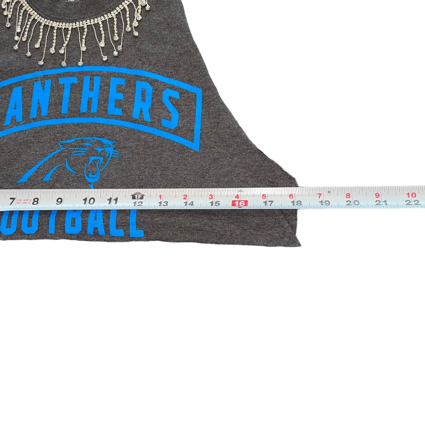 Carolina Panthers Rhinestone Tank (S)