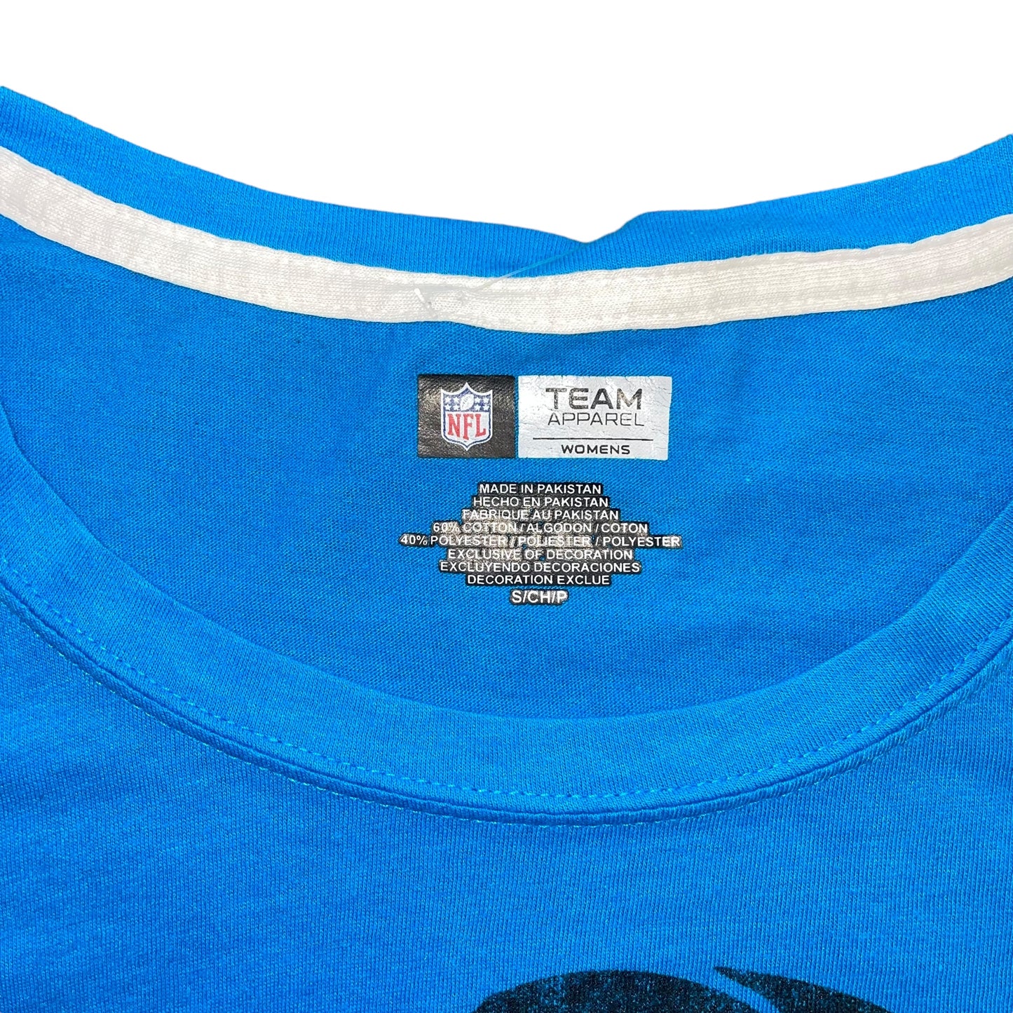 Carolina Panthers Cropped Tee (S)