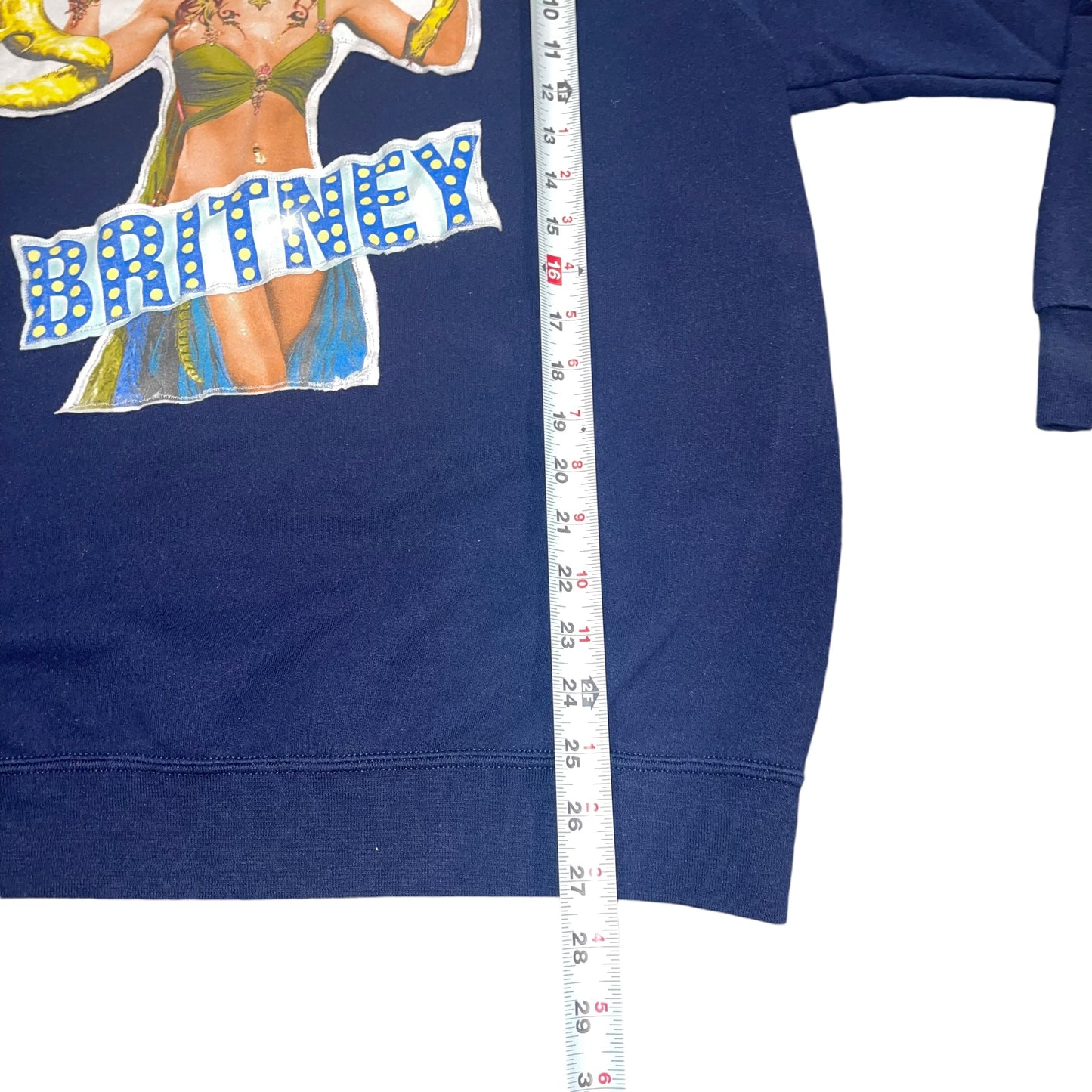 Britney Spears Upcycled Patchwork Sweatshirt (L)