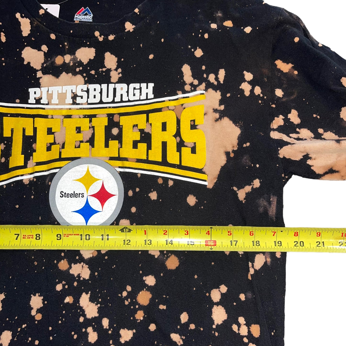 Pittsburgh Steelers Bleach Tee (L)
