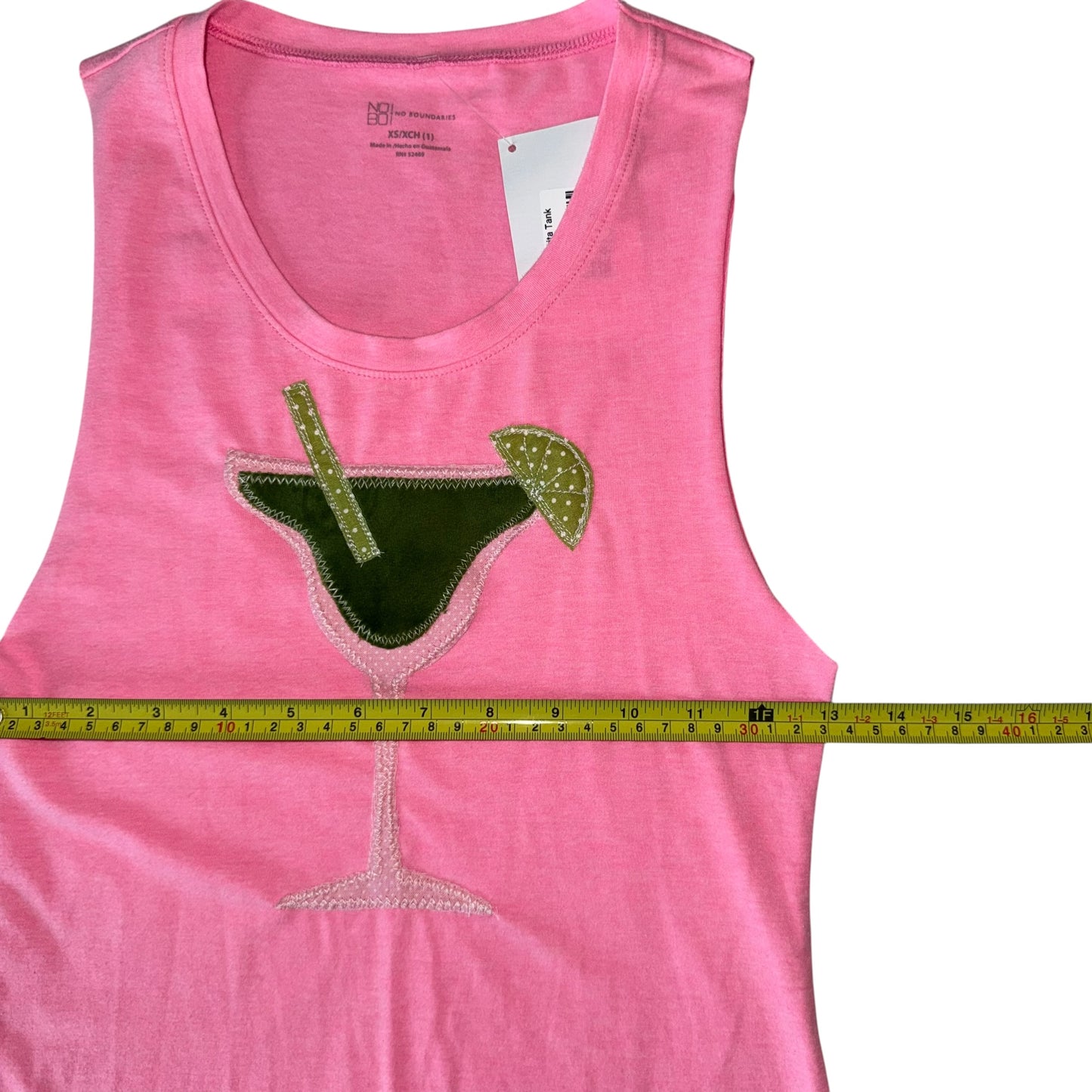 Just a Girl - Margarita Pink Tank (XS)