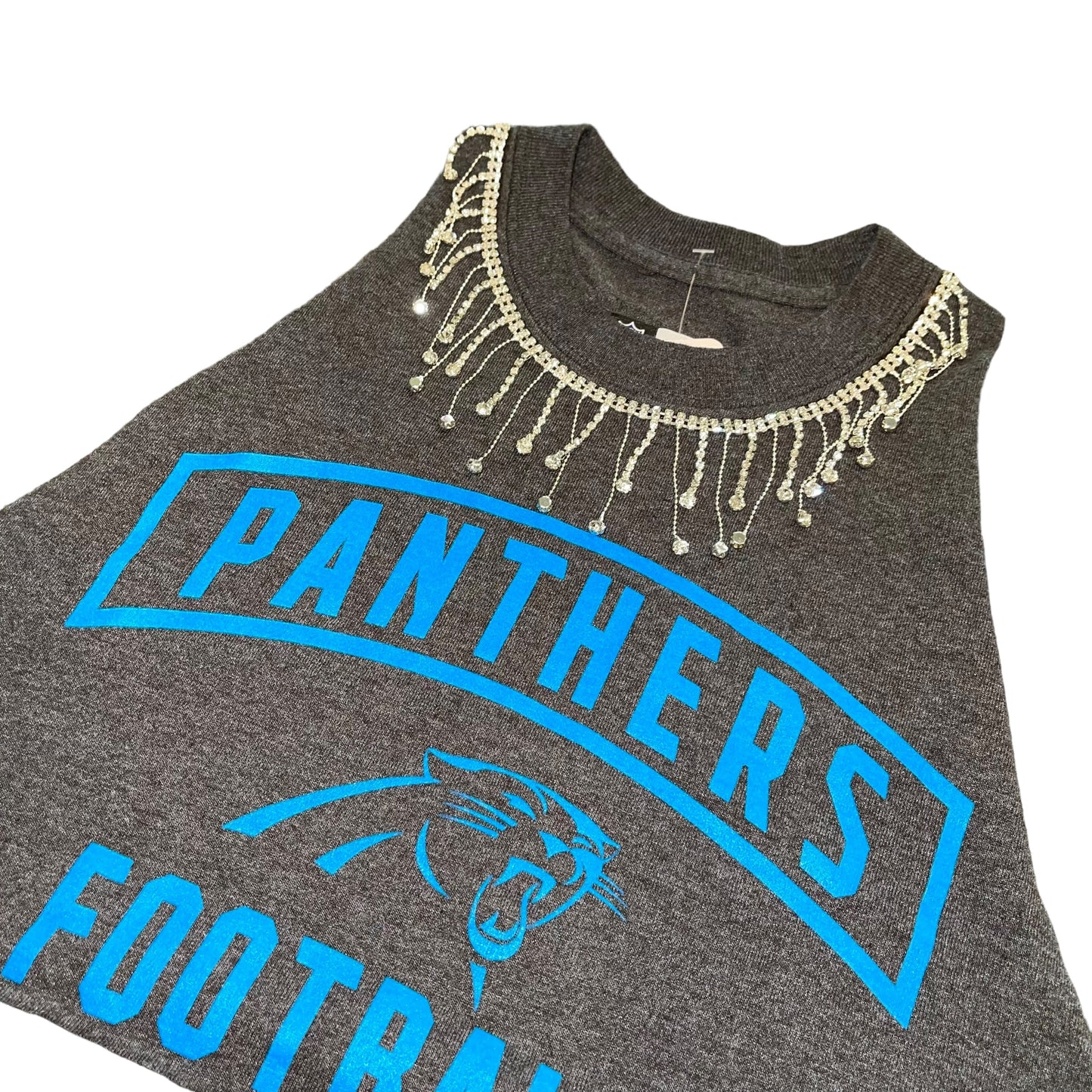 Carolina Panthers Rhinestone Tank (S)