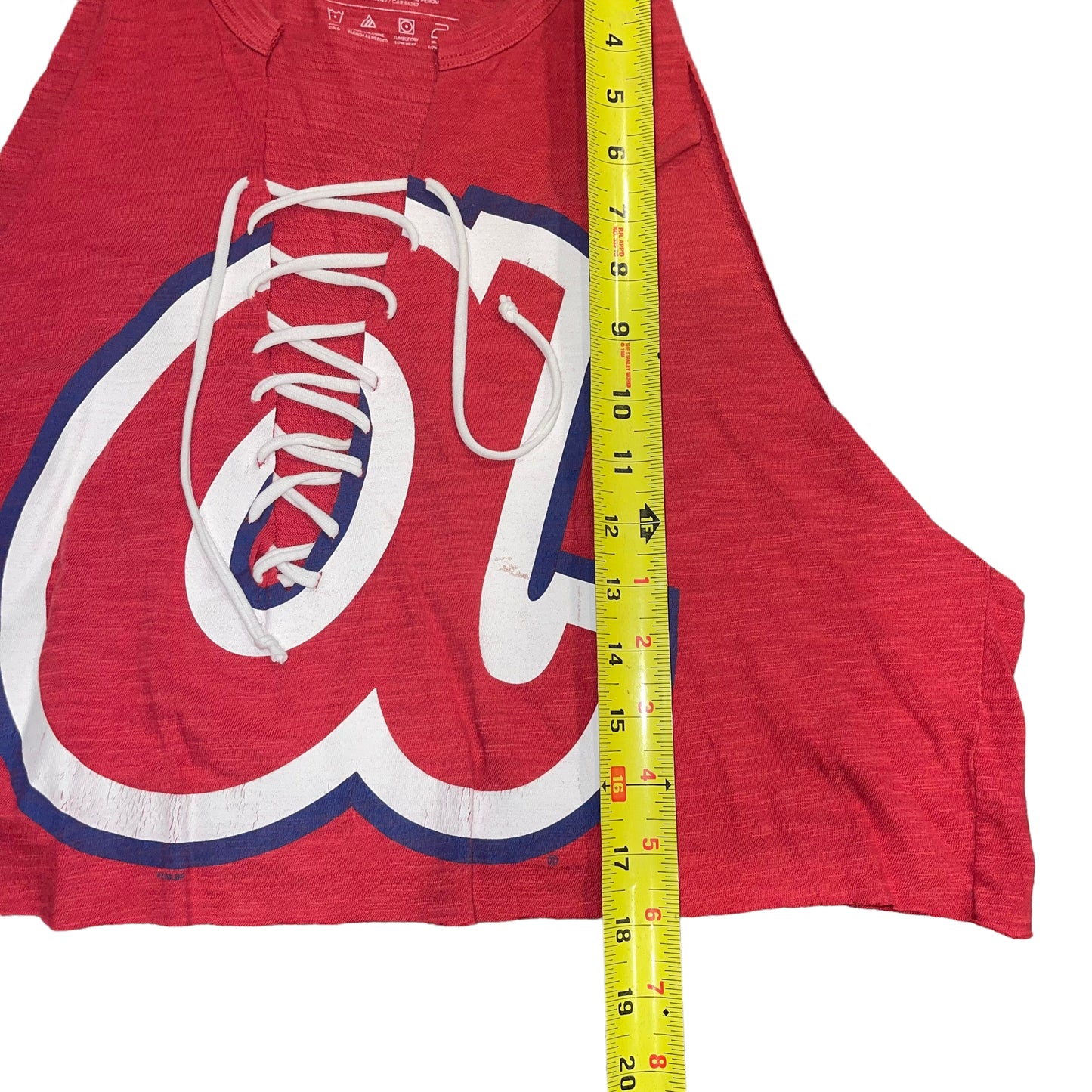 Atlanta Braves Lace Up Tank (L)