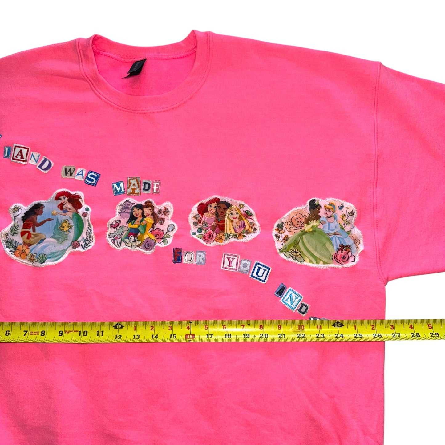 Just a Girl - This Land Pink Crew (2XL)