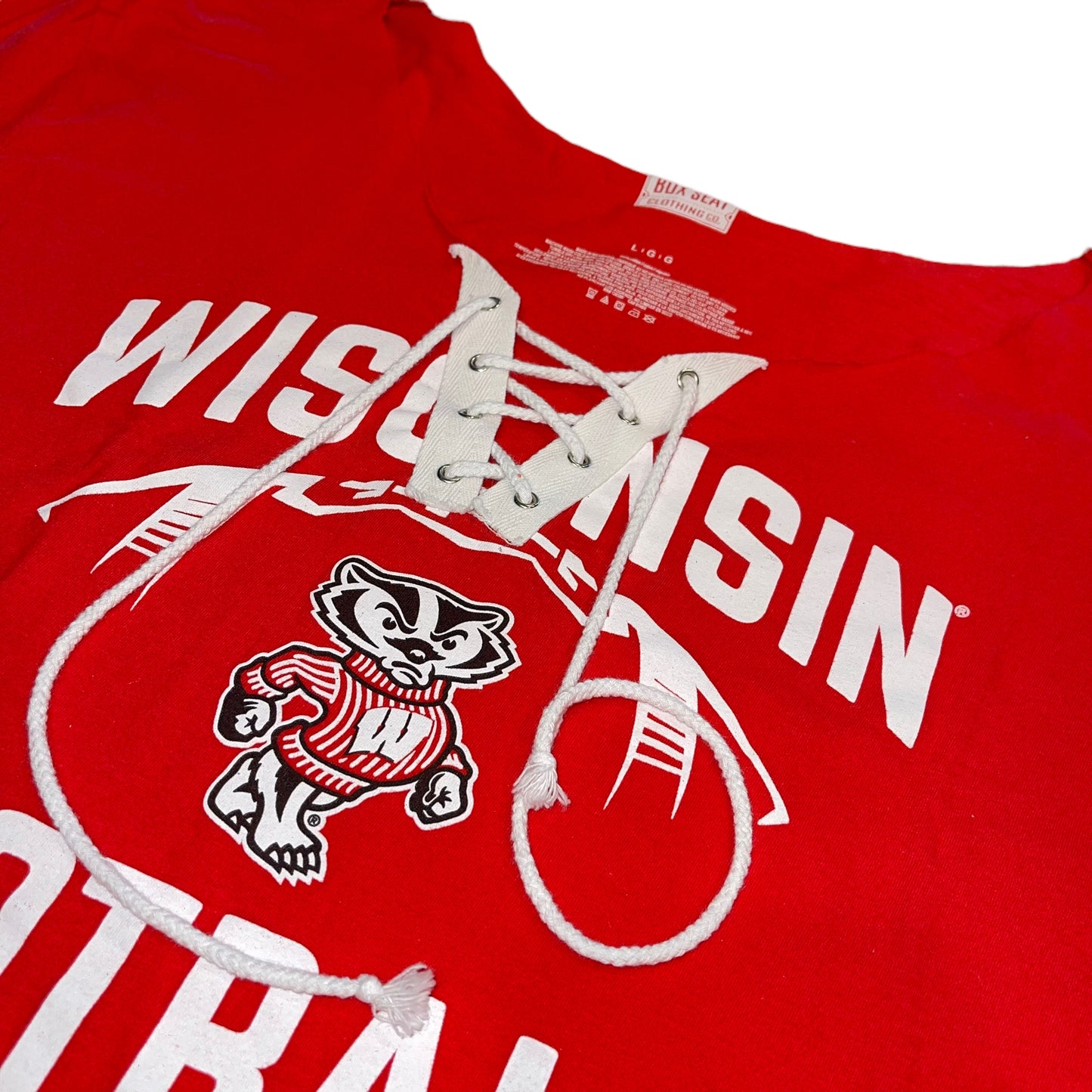 Wisconsin Football Crop Top (L)