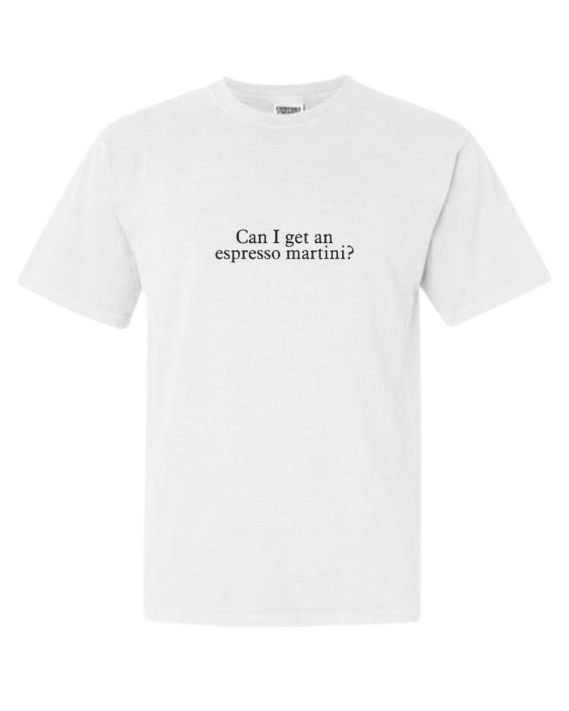 T-SHIRT BAR - Espresso Martini Custom Tee