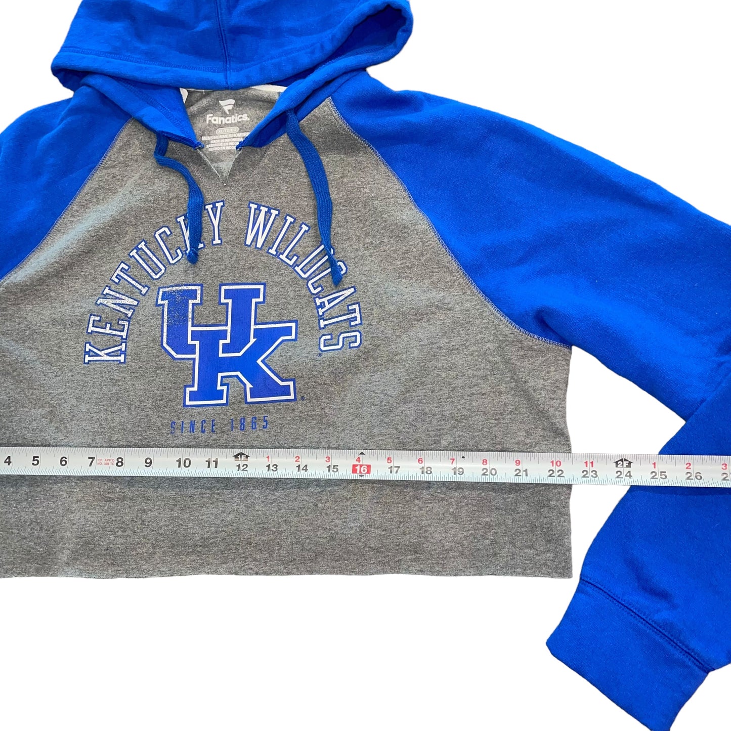 Kentucky UK Wildcats Cropped Hoodie (XL)