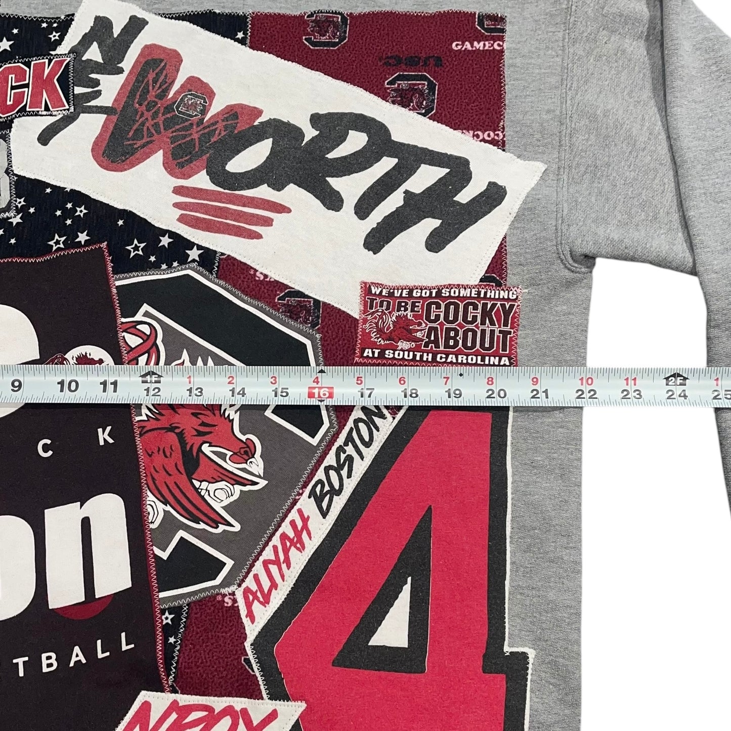 USC South Carolina Upcycled WBB Post Card crew (L)