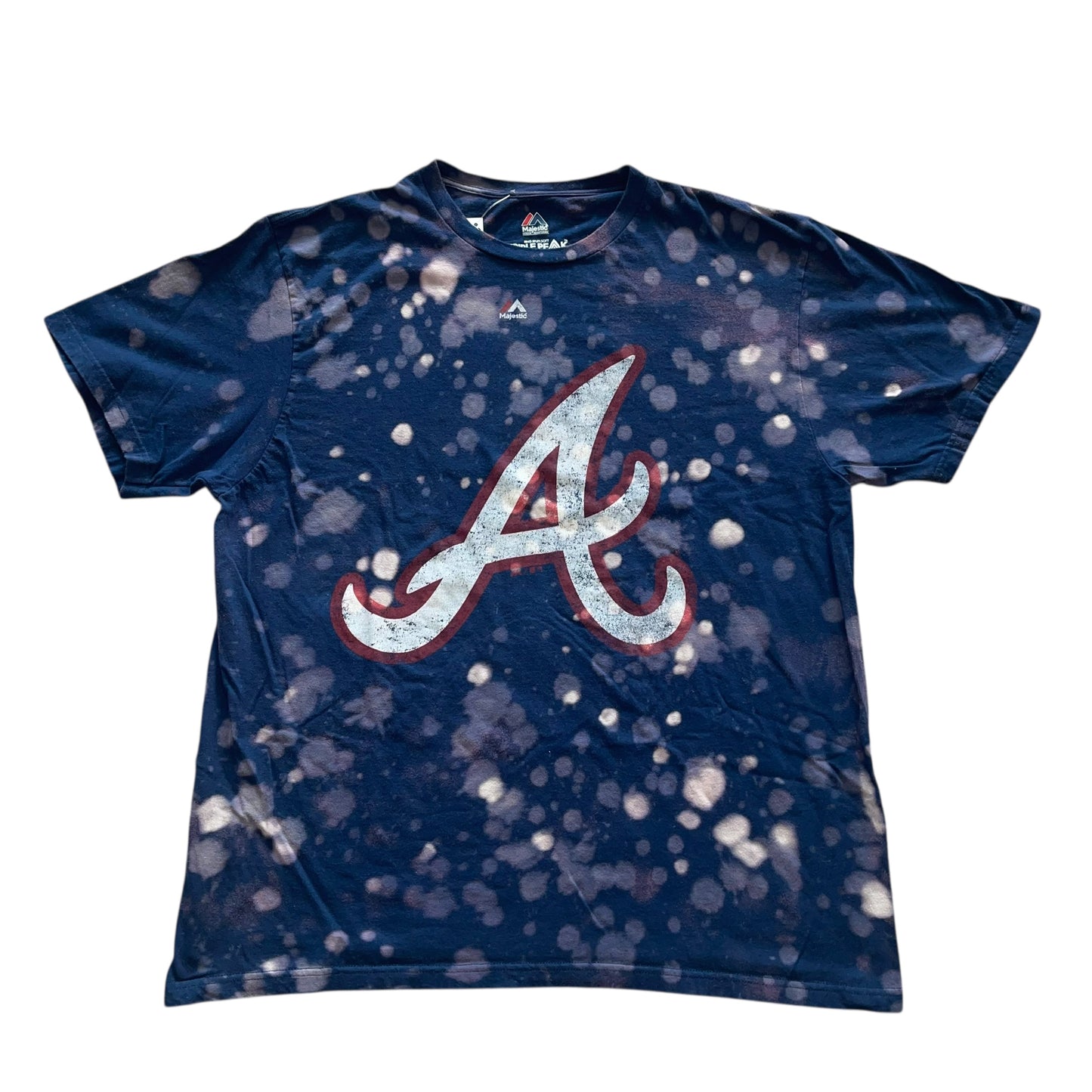 Atlanta Braves Bleach T-shirt (XL)