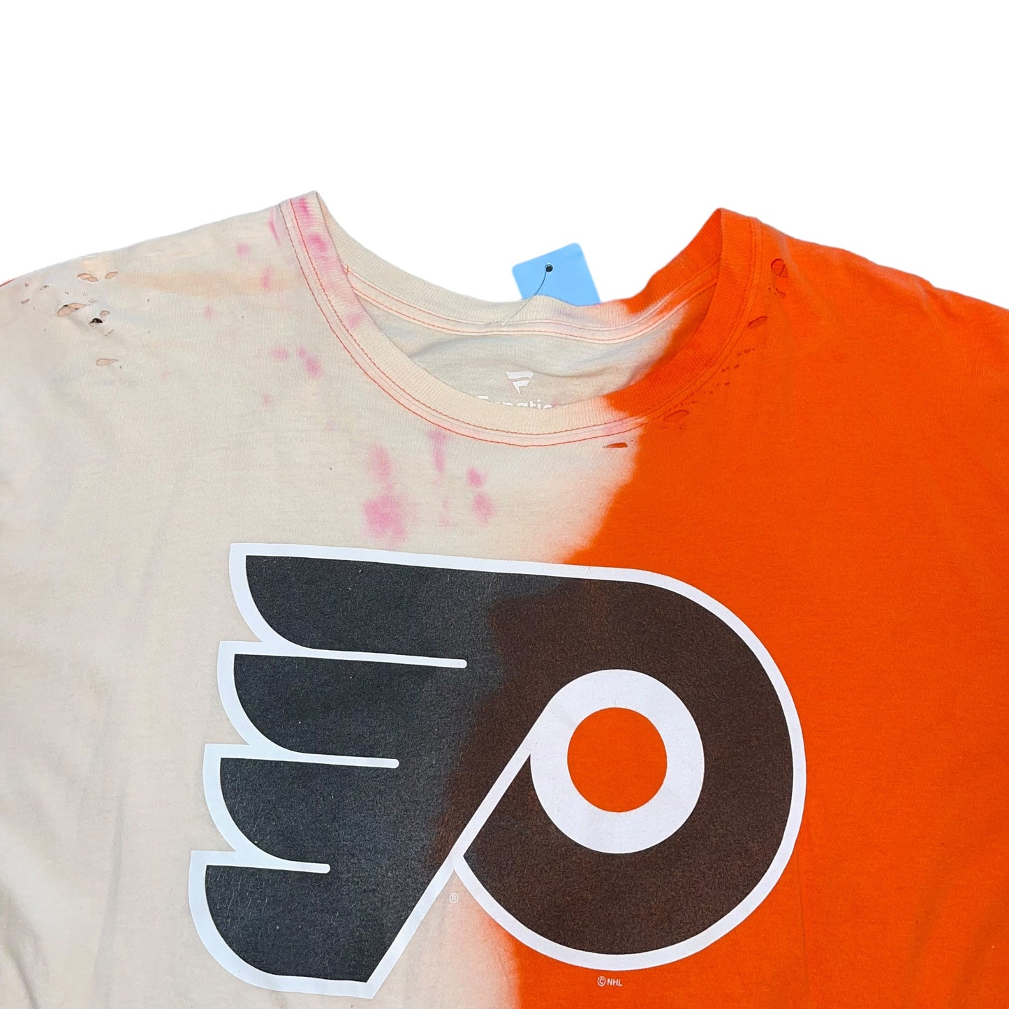 Philadelphia Flyers Distressed Bleach t-shirt (XL)