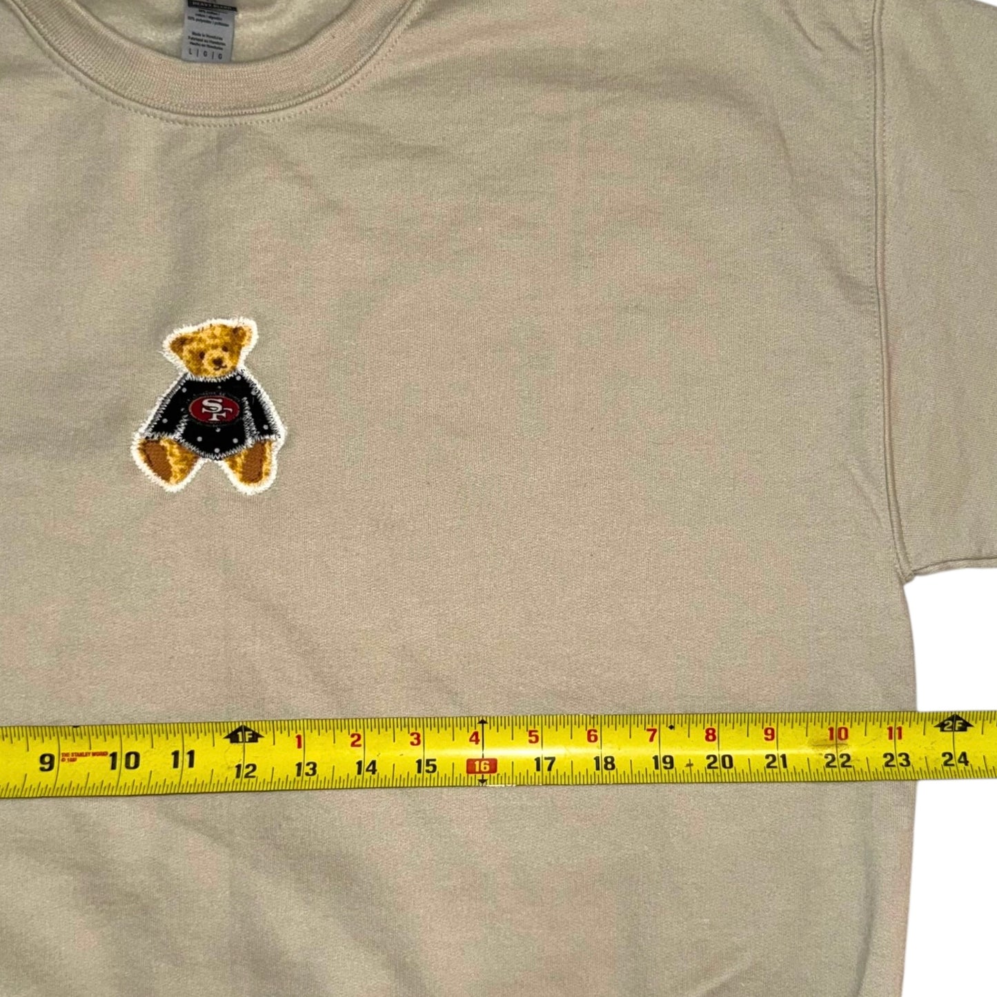 San Francisco 49ers Upcycled Bear (L)