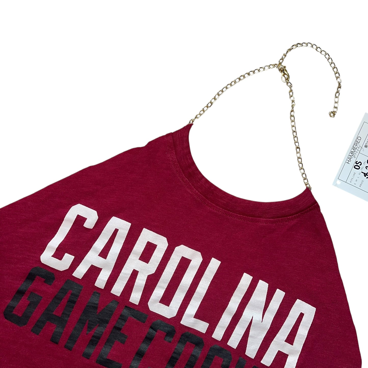 USC South Carolina Chain Halter (OS)