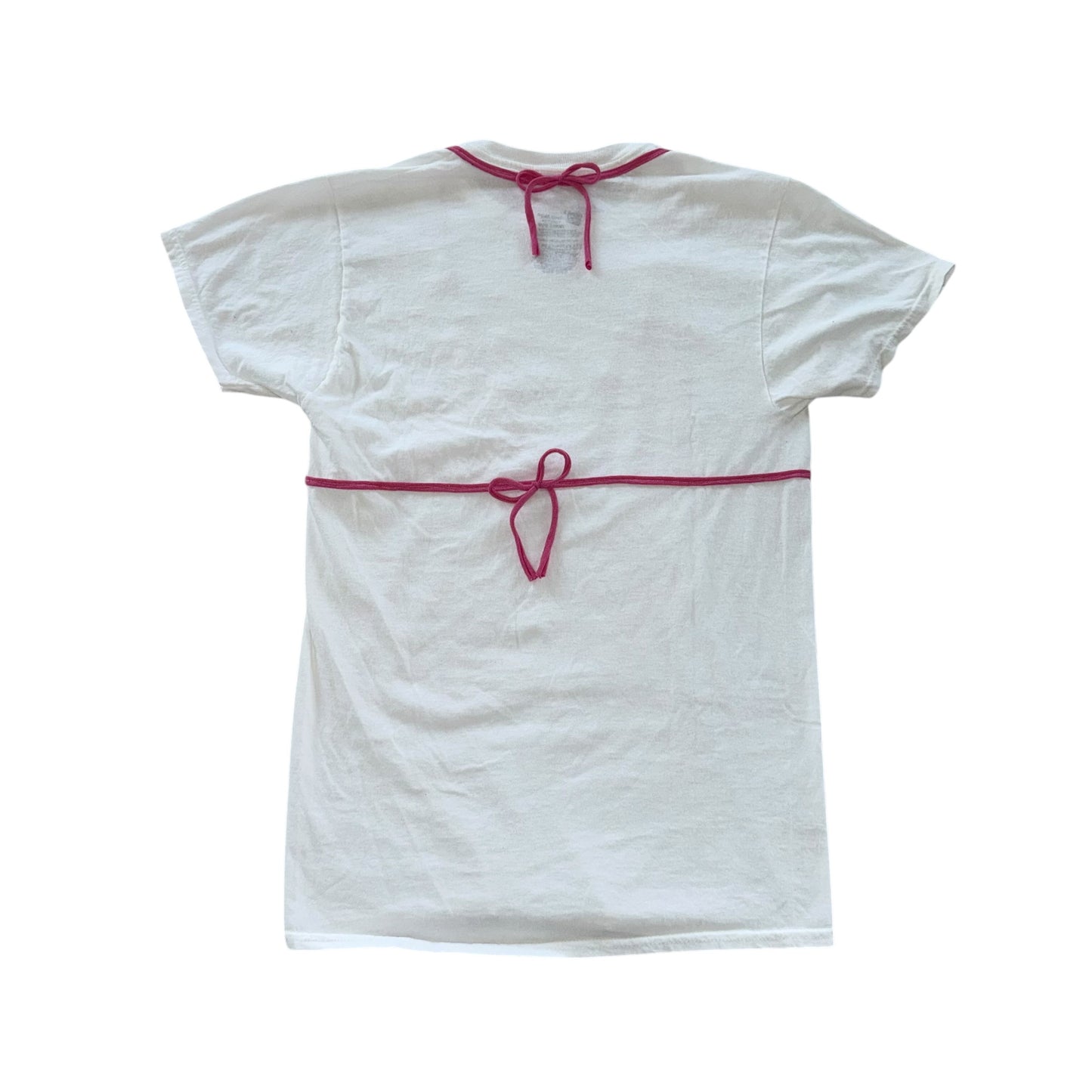 Earthbound - Pink Striped Bikini Tee (XS/S)