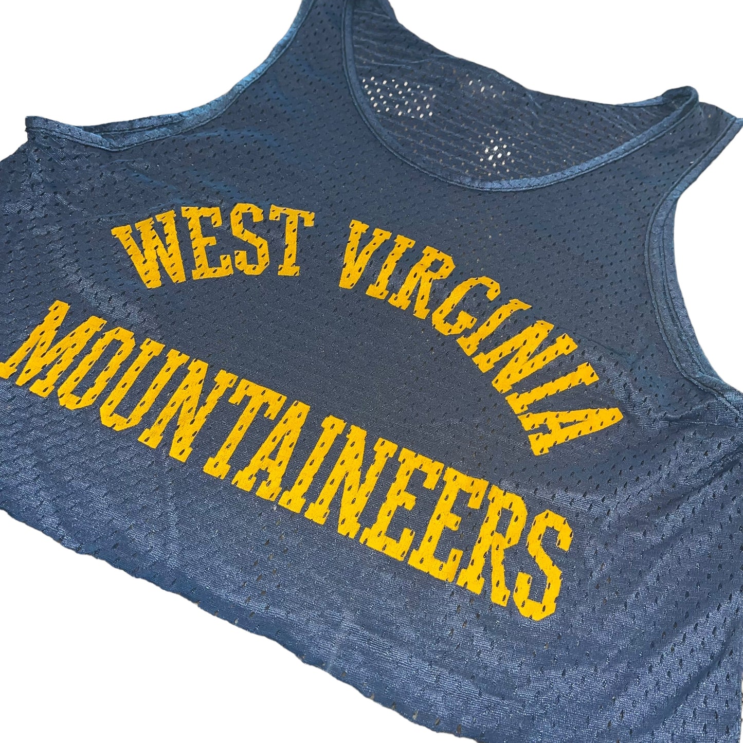 West Virginia Mesh Cropped Tank (M)