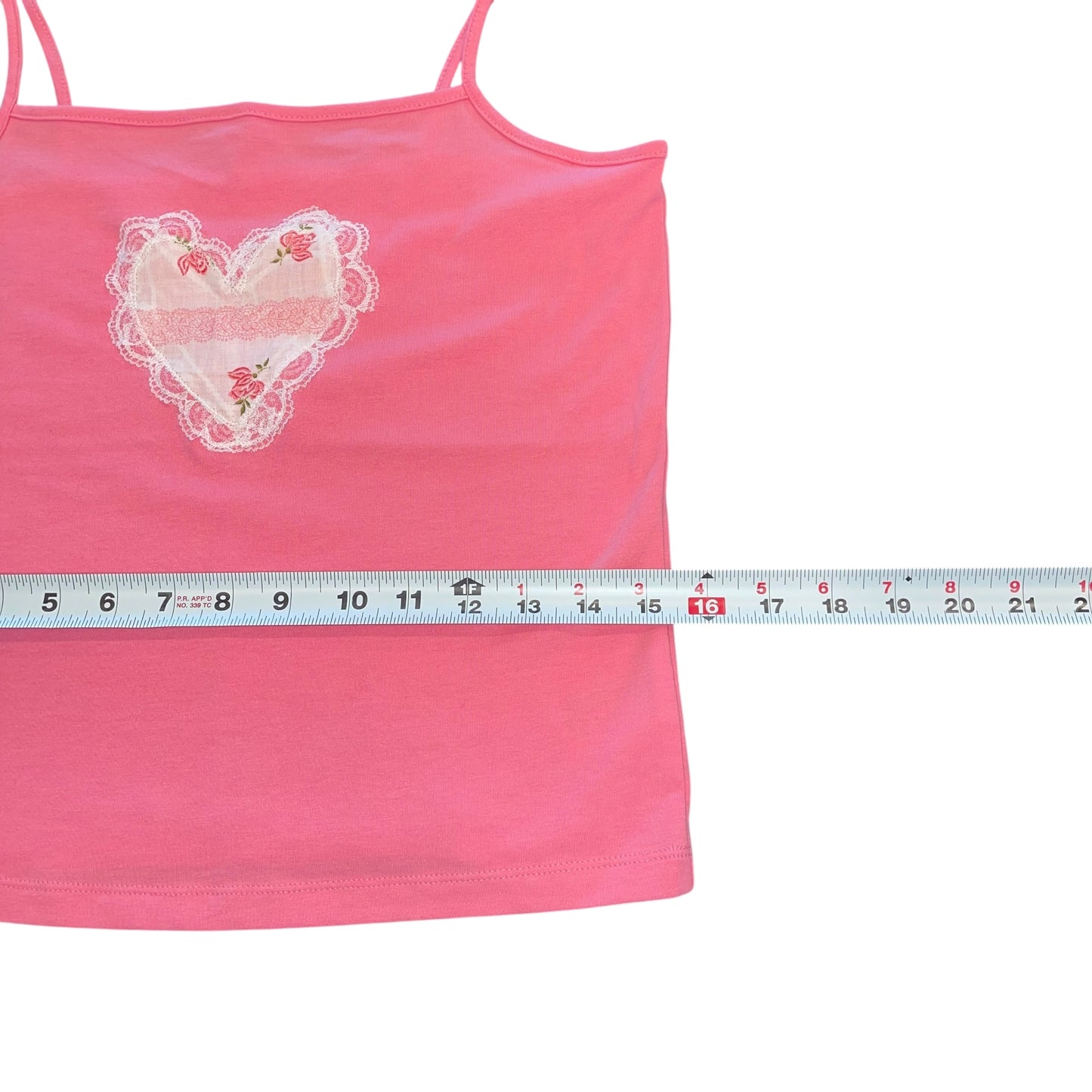 Valentines Lace Heart Tank (L)