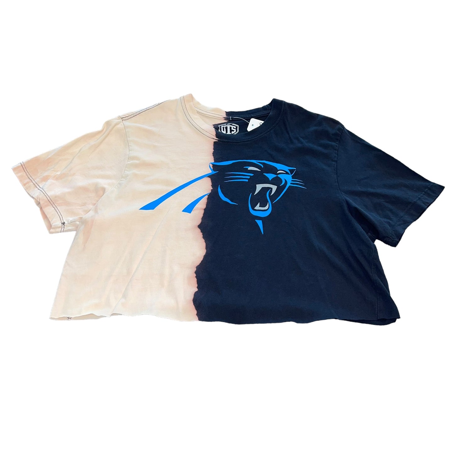 Carolina Panthers Split Bleach Crop (L)