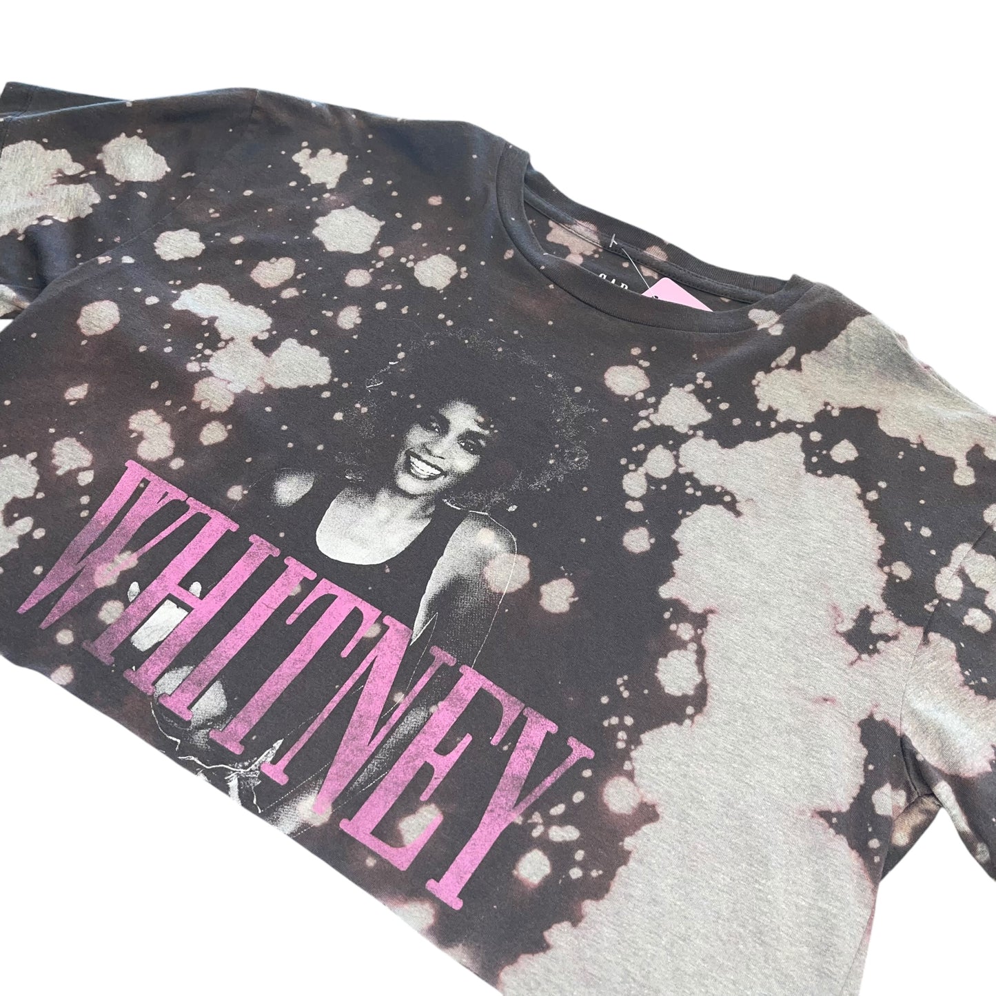 Whitney Houston Bleach Band Tee (M)