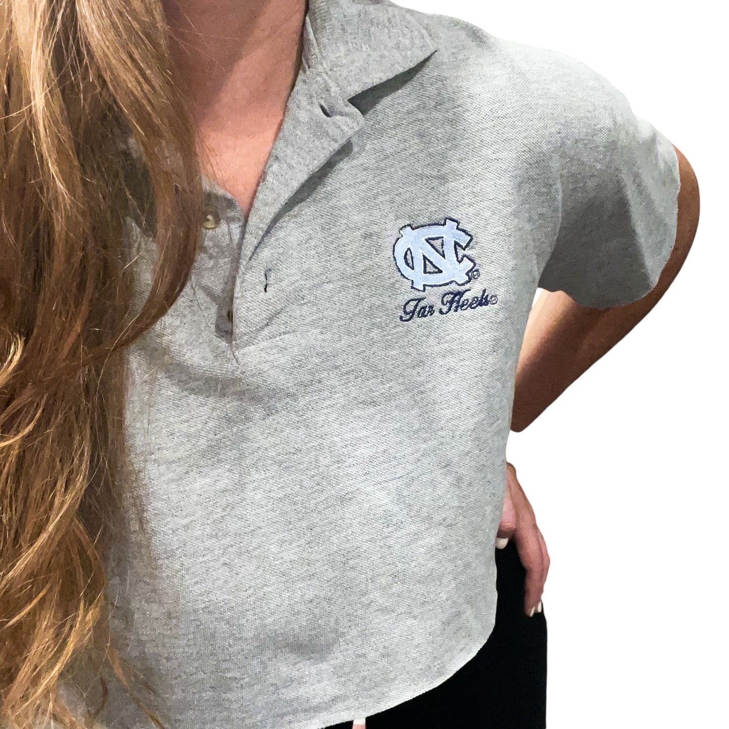 UNC North Carolina Cropped Polo (M)