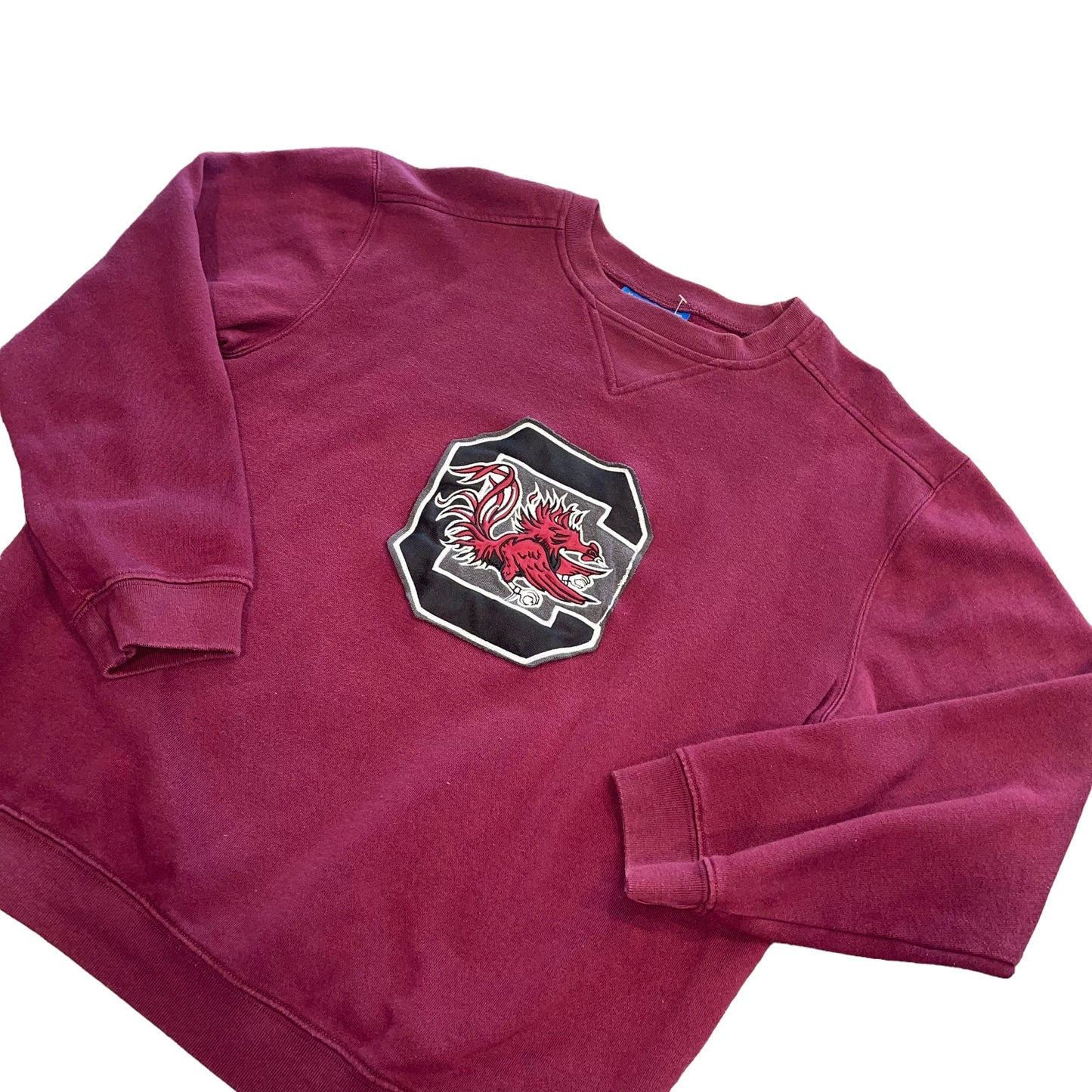 USC South Carolina Patchwork Crew (M)