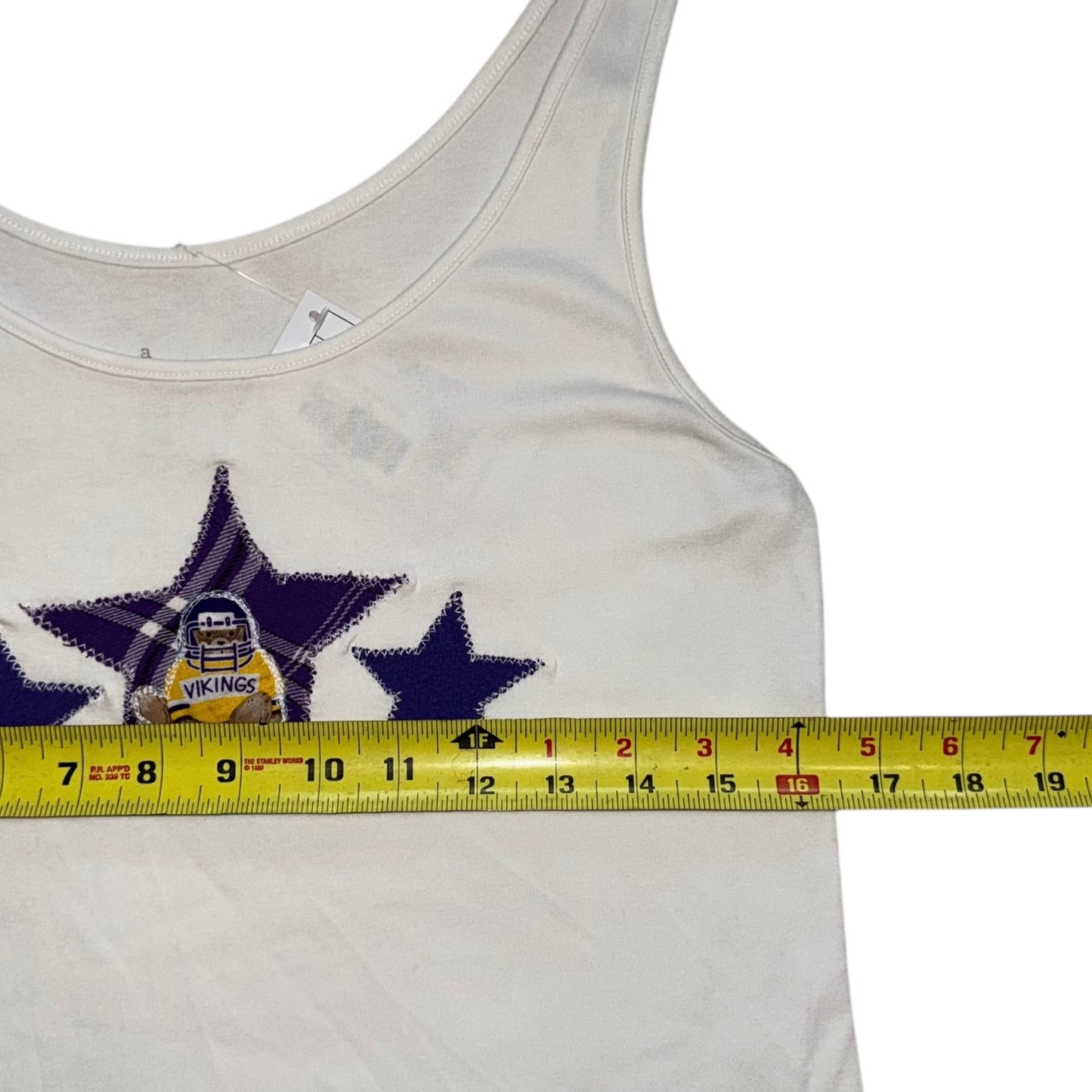 Minnesota Vikings Upcycled Bear Tank (L)