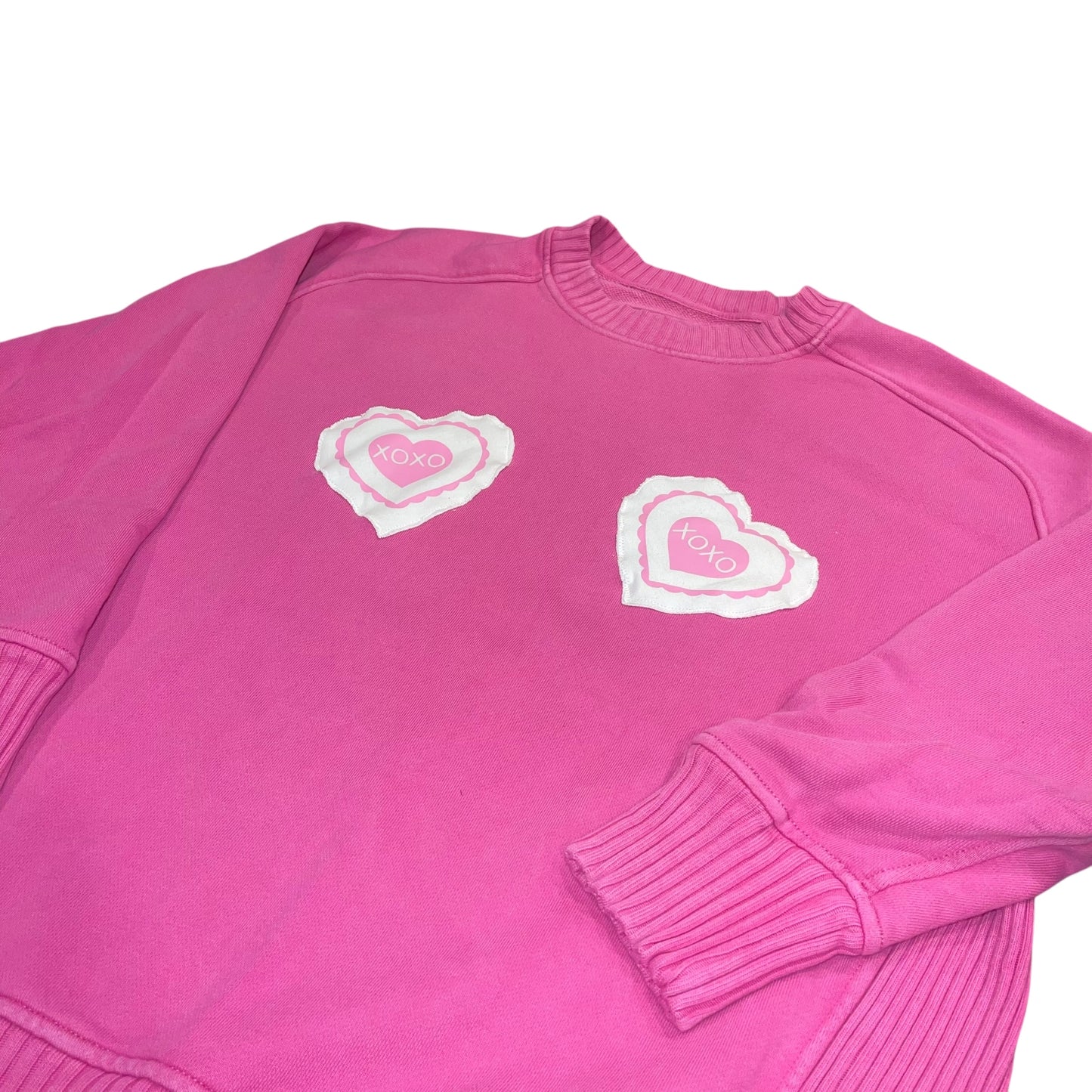 Valentines double heart Patchwork (XS)