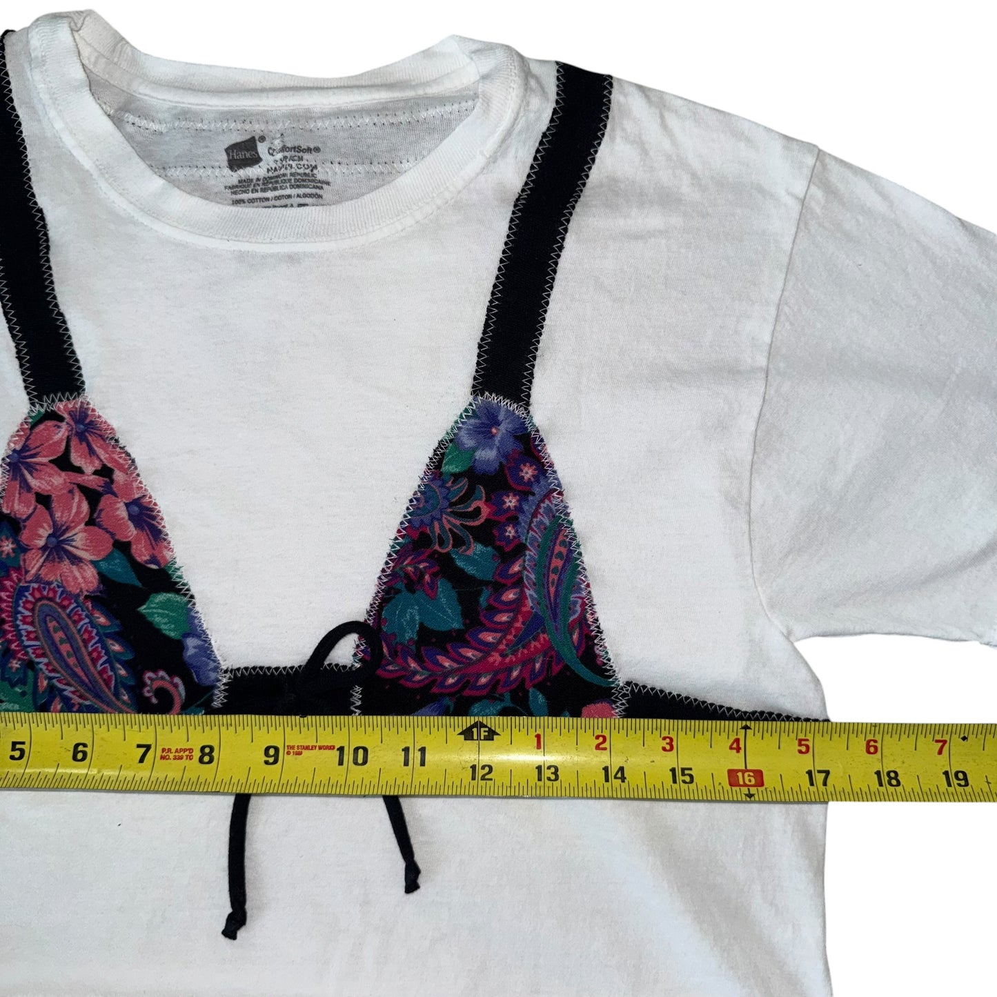 Earthbound - Dark Paisley Crop Bikini Tee (S)