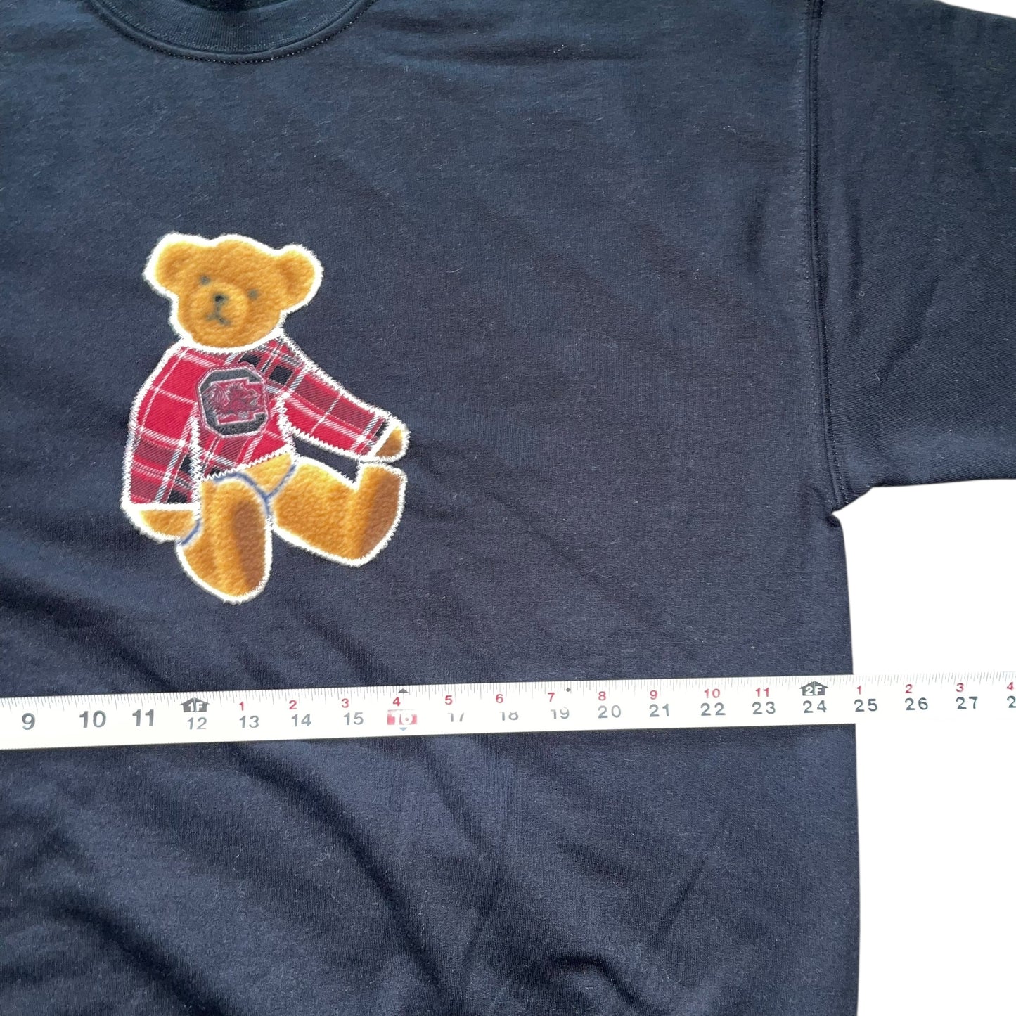 USC South Carolina Final Bear Sweater Plaid & Black (XL)