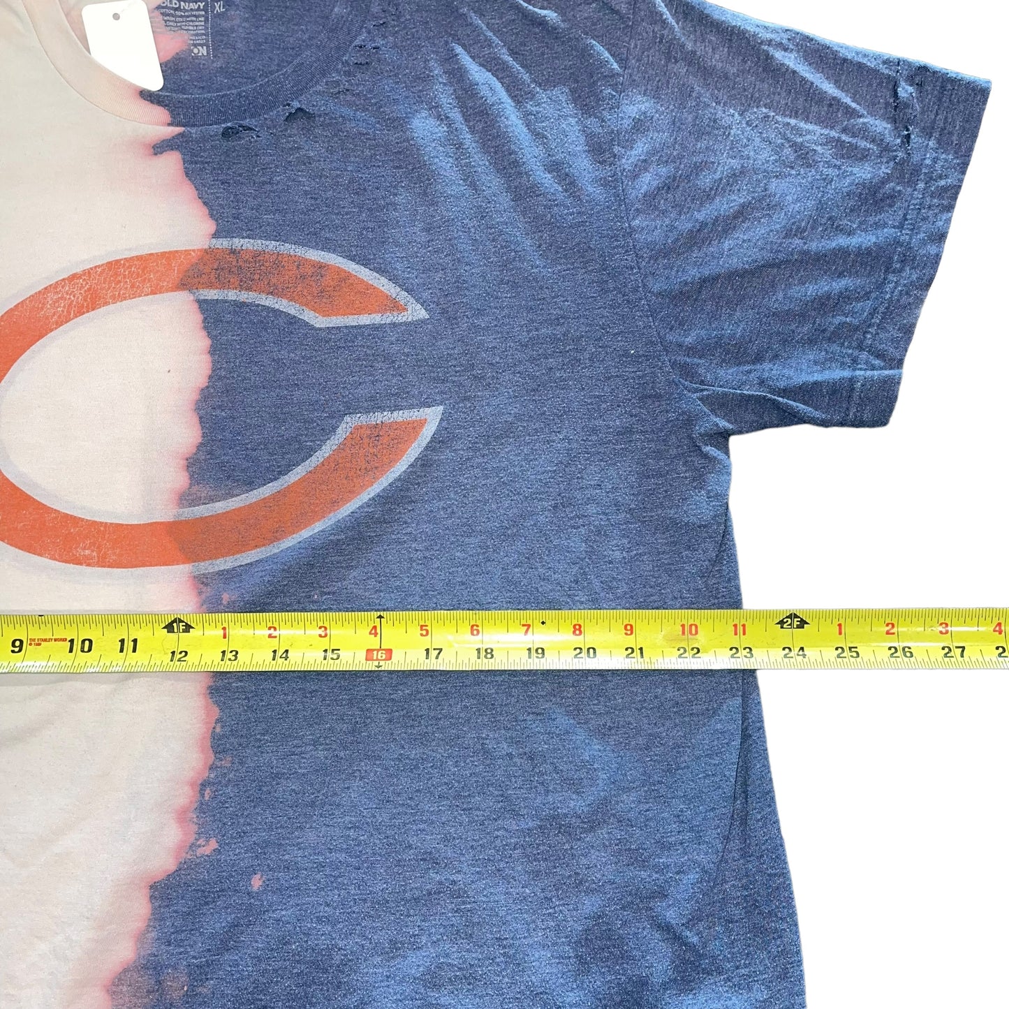 Chicago Bears Distressed Bleached Tee (XL)