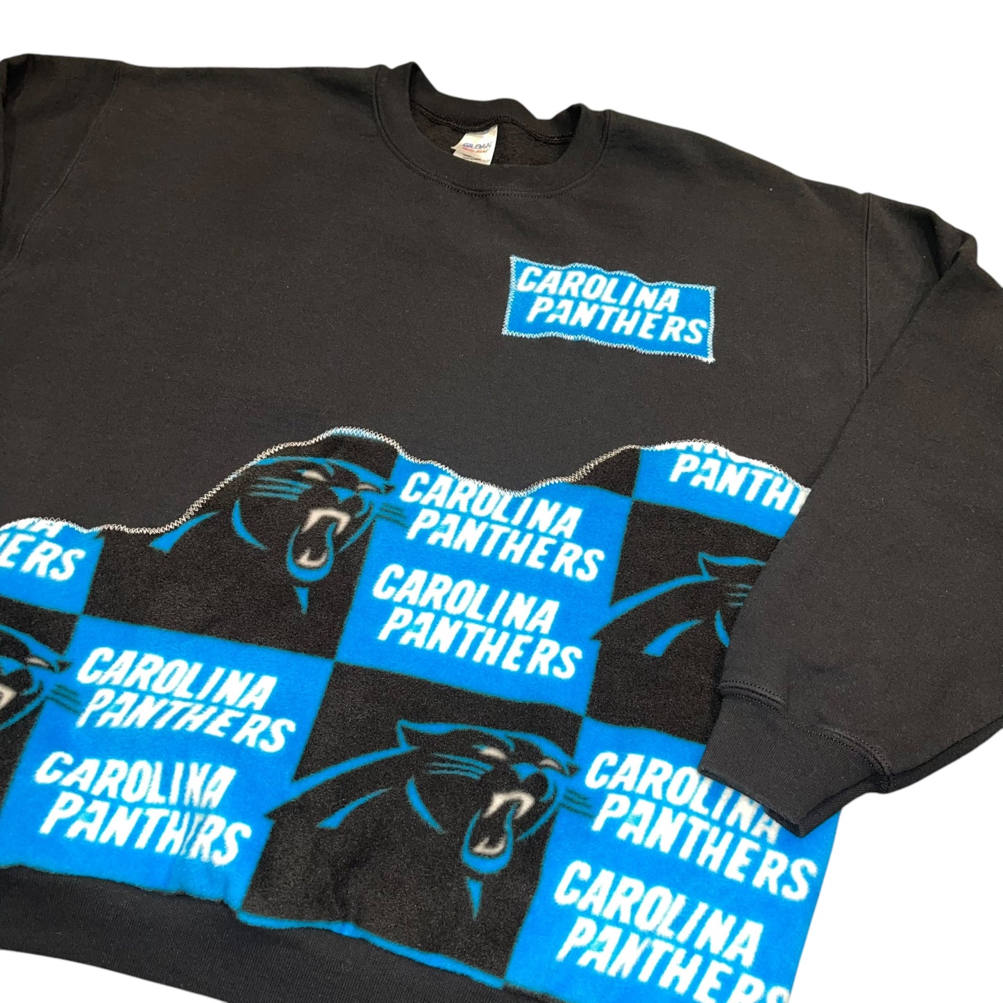 Carolina Panthers Fleece Patchwork (L)