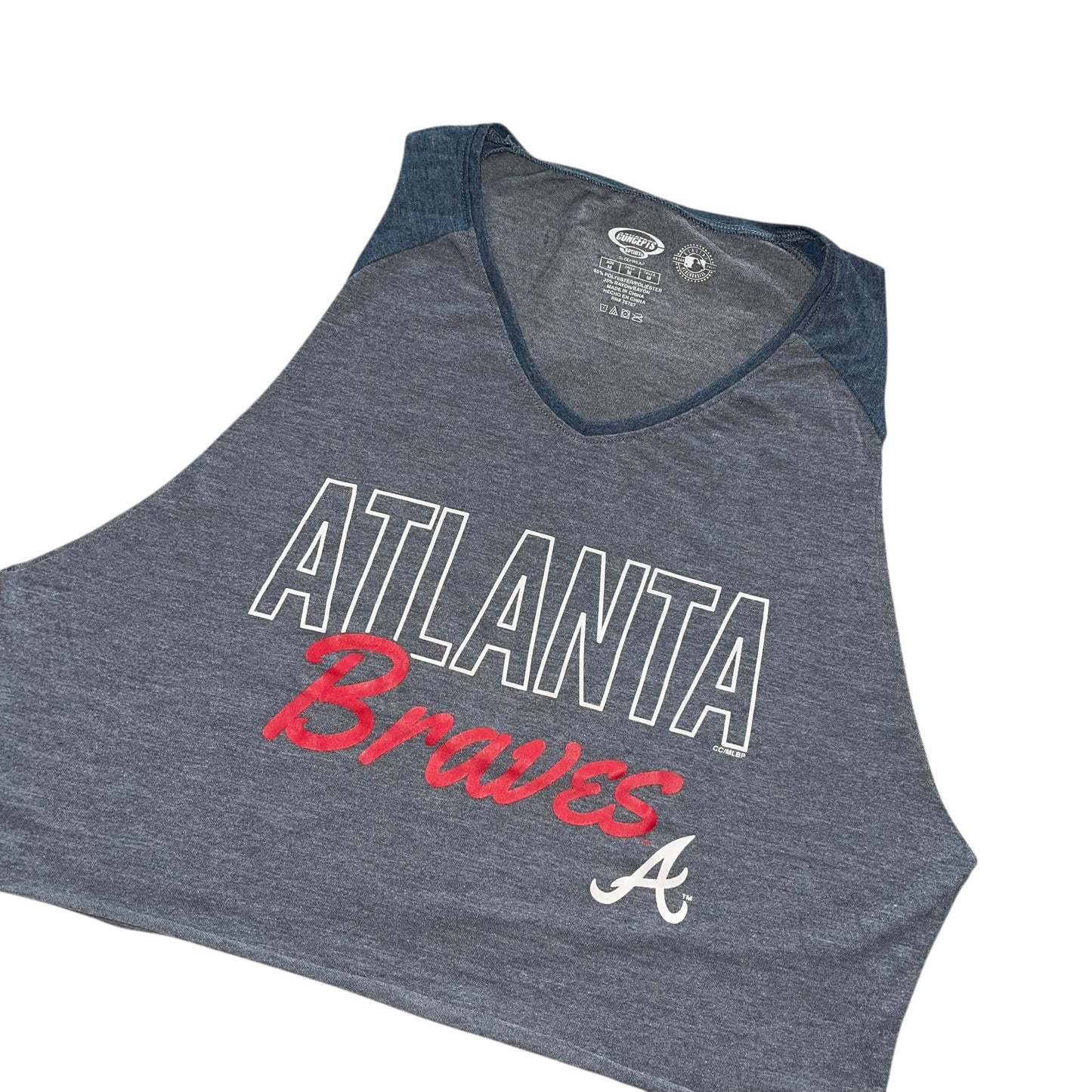 Atlanta Braves V-neck Crop (M)