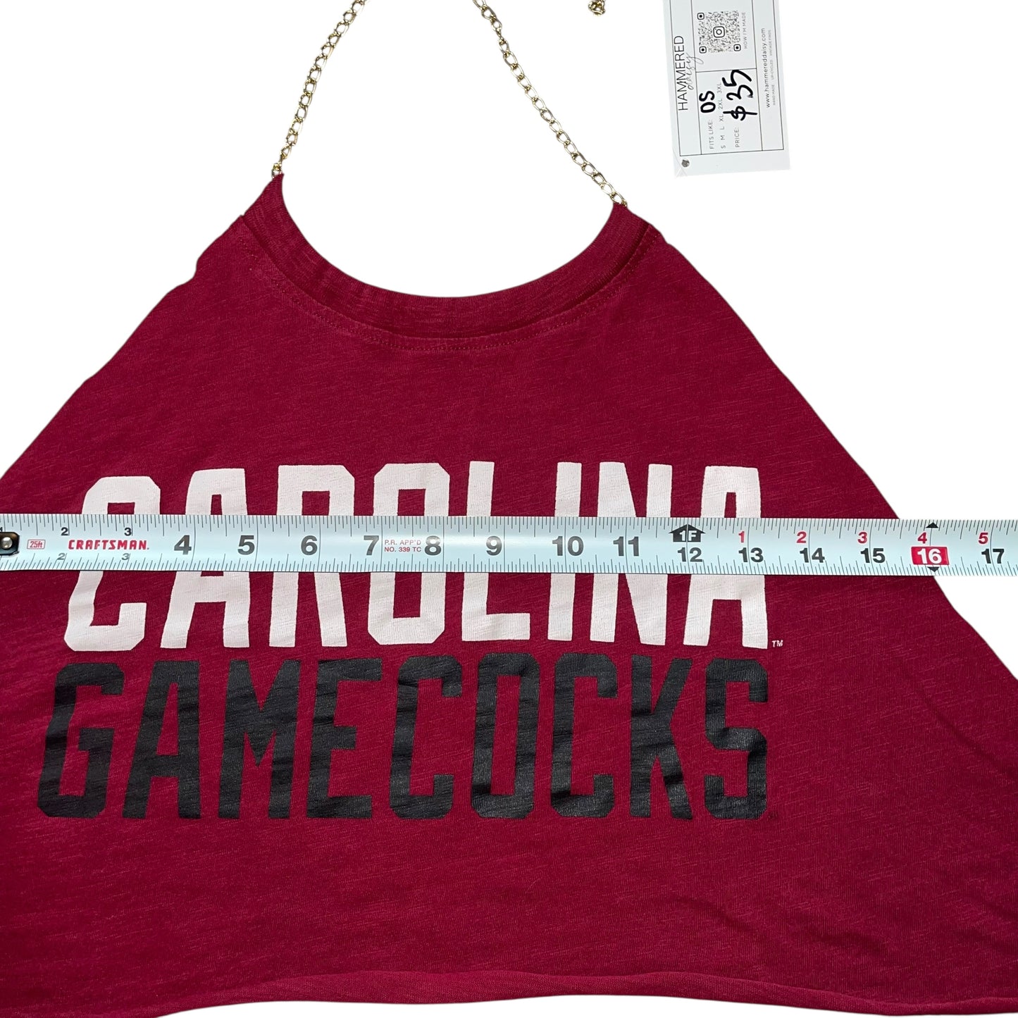 USC South Carolina Chain Halter (OS)