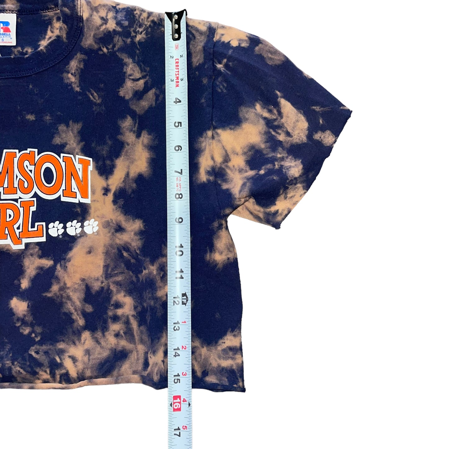 Clemson Girl Cropped Tee (S)