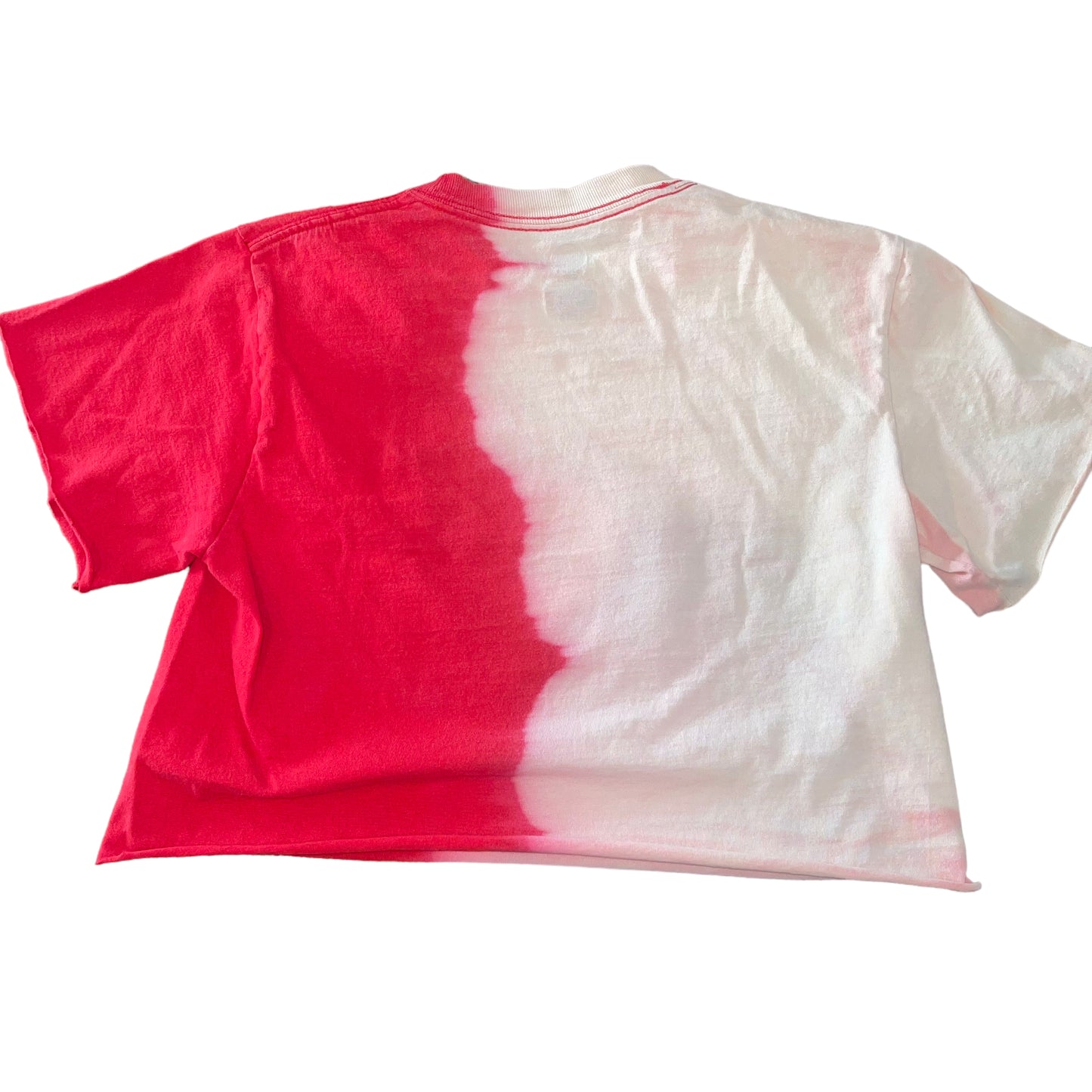 Georgia Bleach Dye Crop Top (S)