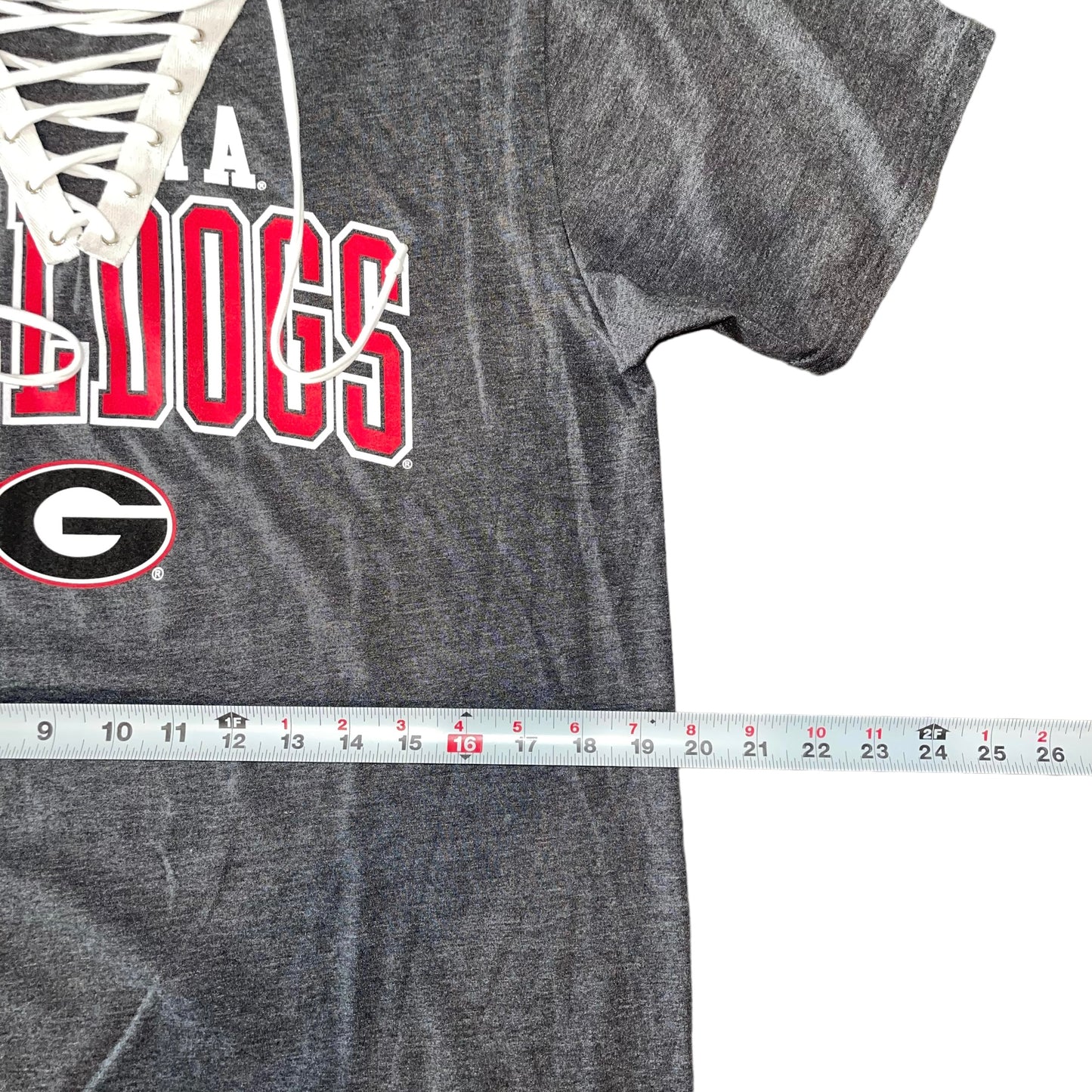 Georgia Lace Up V-Neck (M)